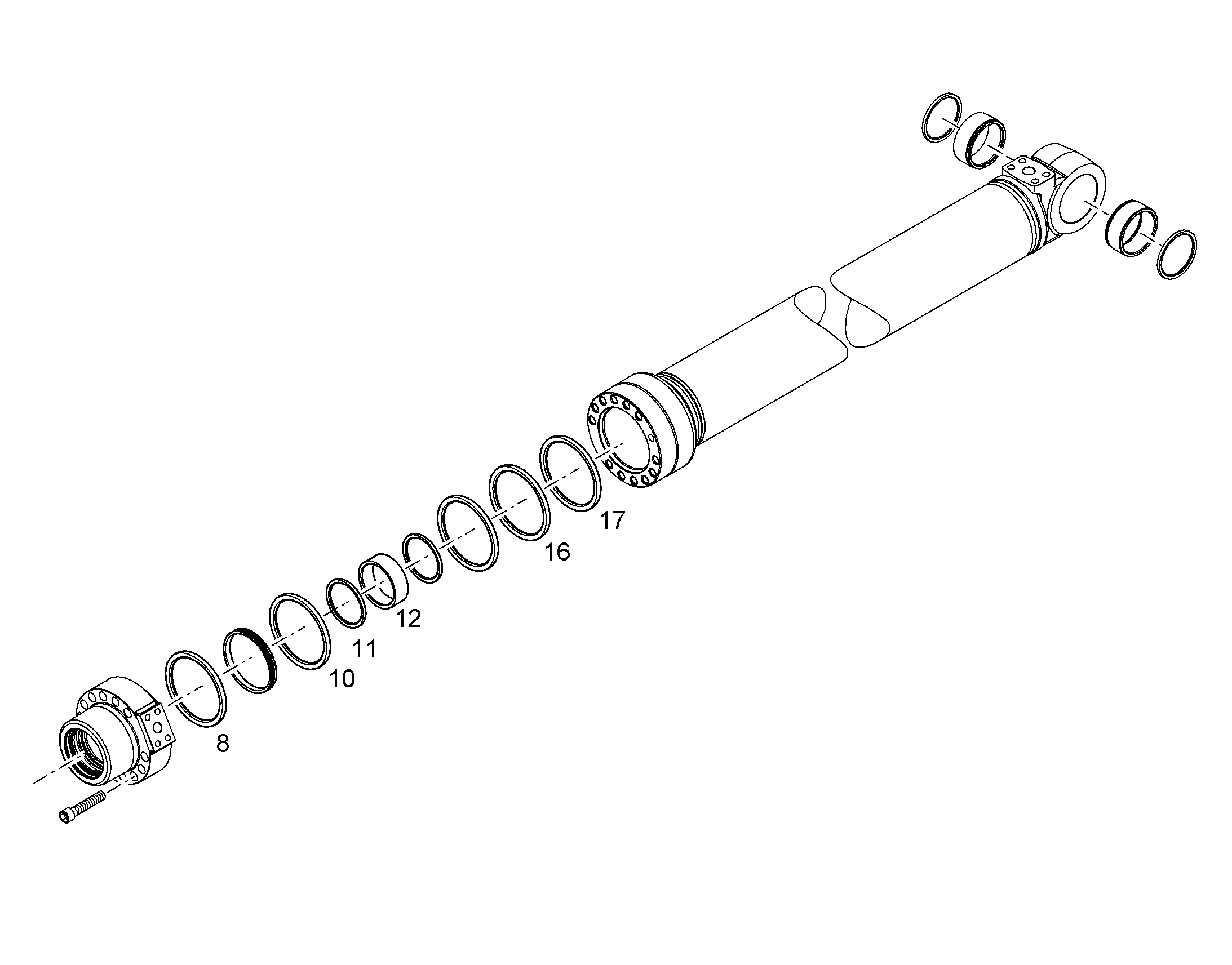 КРУГЛОЕ УПЛОТНИТЕЛЬНОЕ КОЛЬЦО 11832340 LIEBHERR