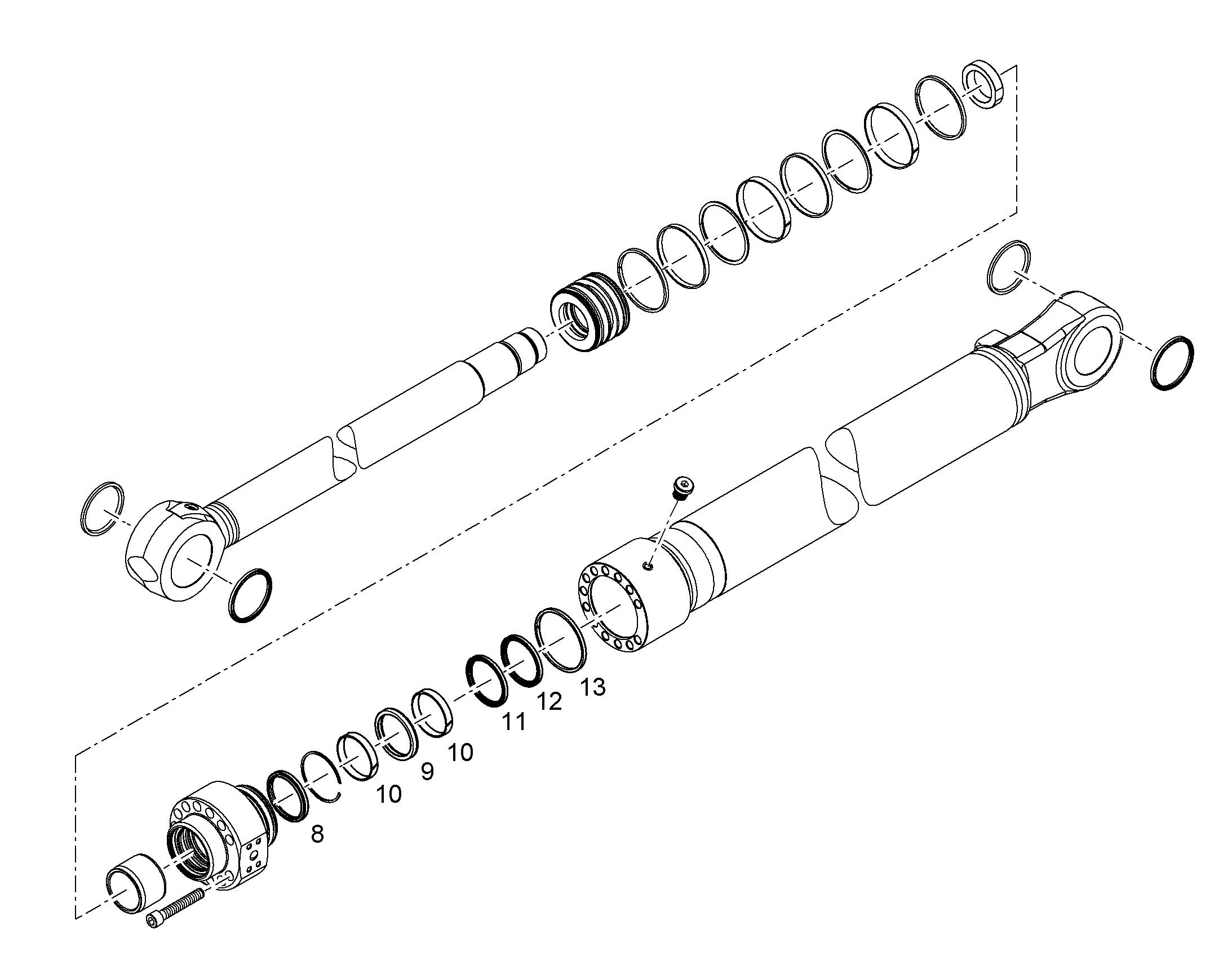 ЗАЩИТНОЕ КОЛЬЦО 12230445 LIEBHERR