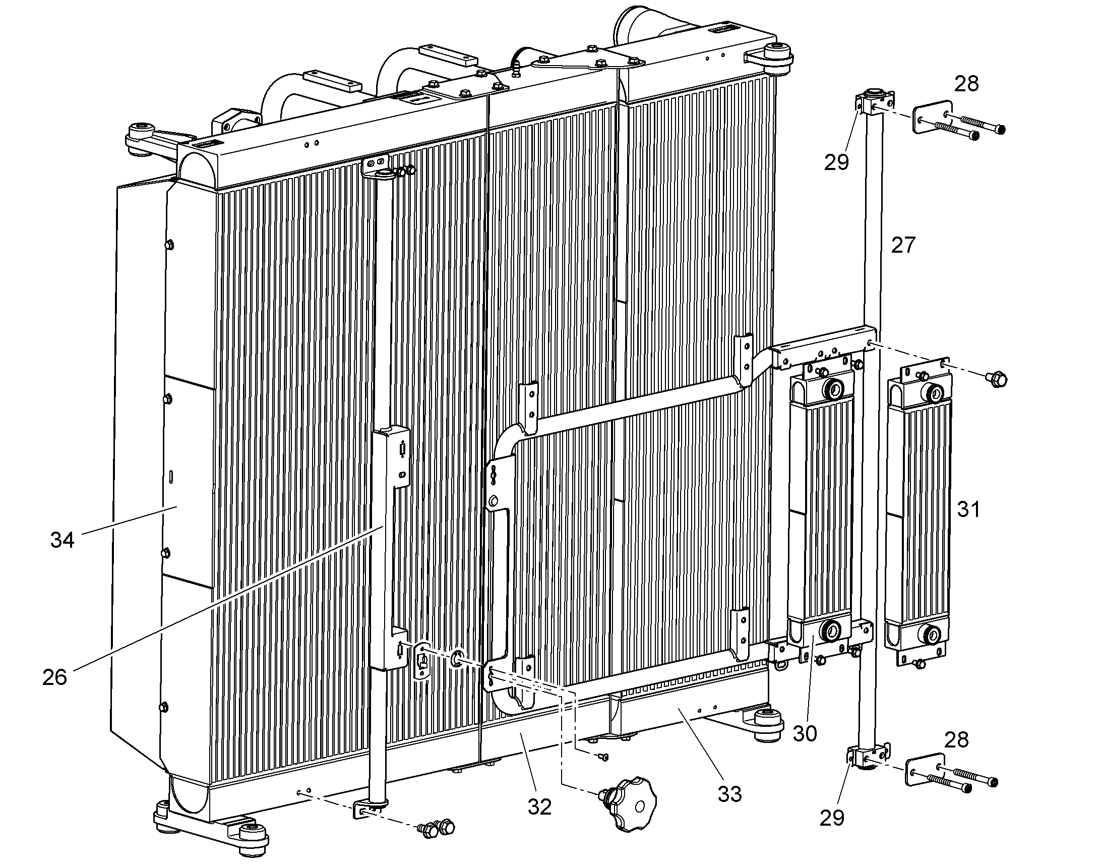 РАДИАТОР ТОПЛИВНЫЙ 12217606 LIEBHERR