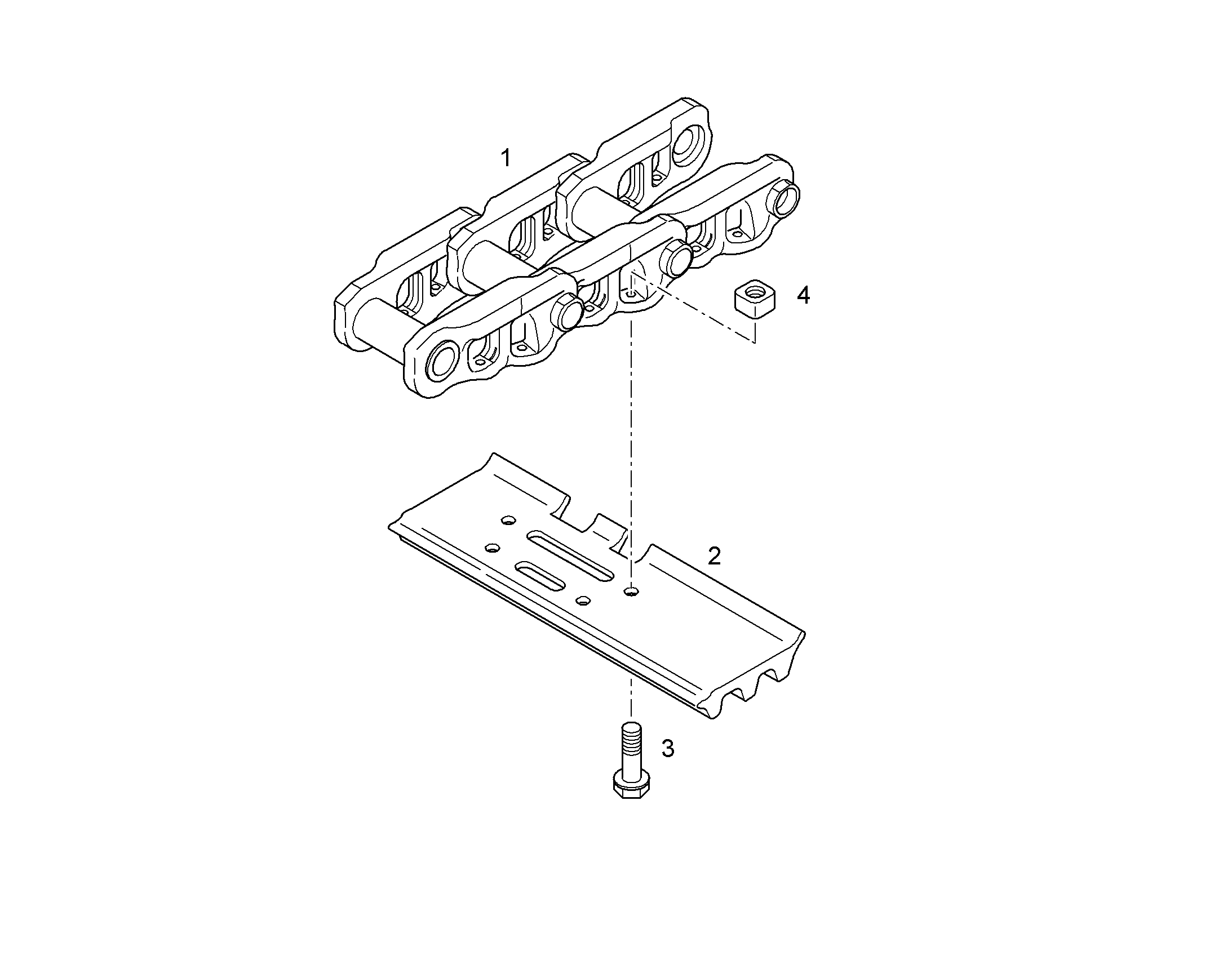 ГУСЕНИЧНАЯ ЦЕПЬ 10032205 LIEBHERR