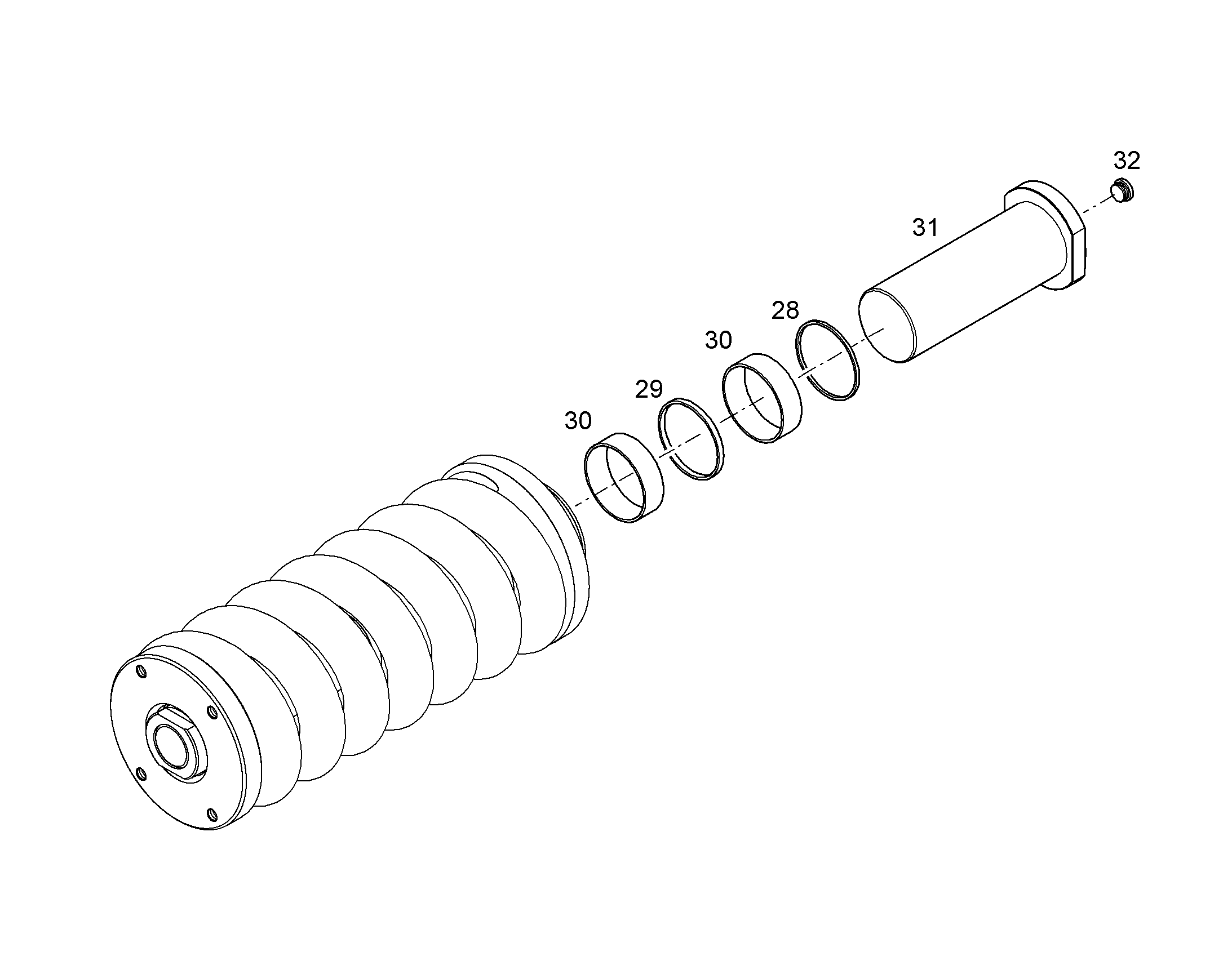 НАПРАВЛЯЮЩЕЕ КОЛЬЦО 7414276 LIEBHERR