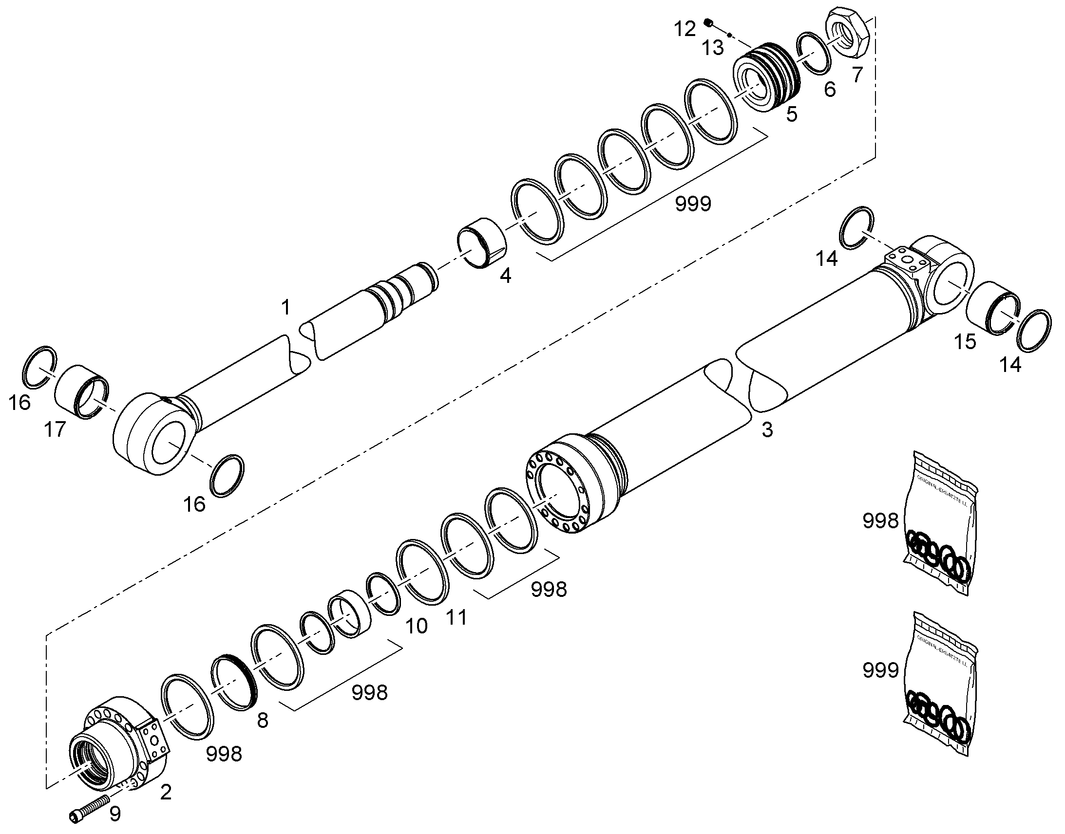 ДЕМПФИРУЮЩИЙ ШЛАНГ 12225281 LIEBHERR
