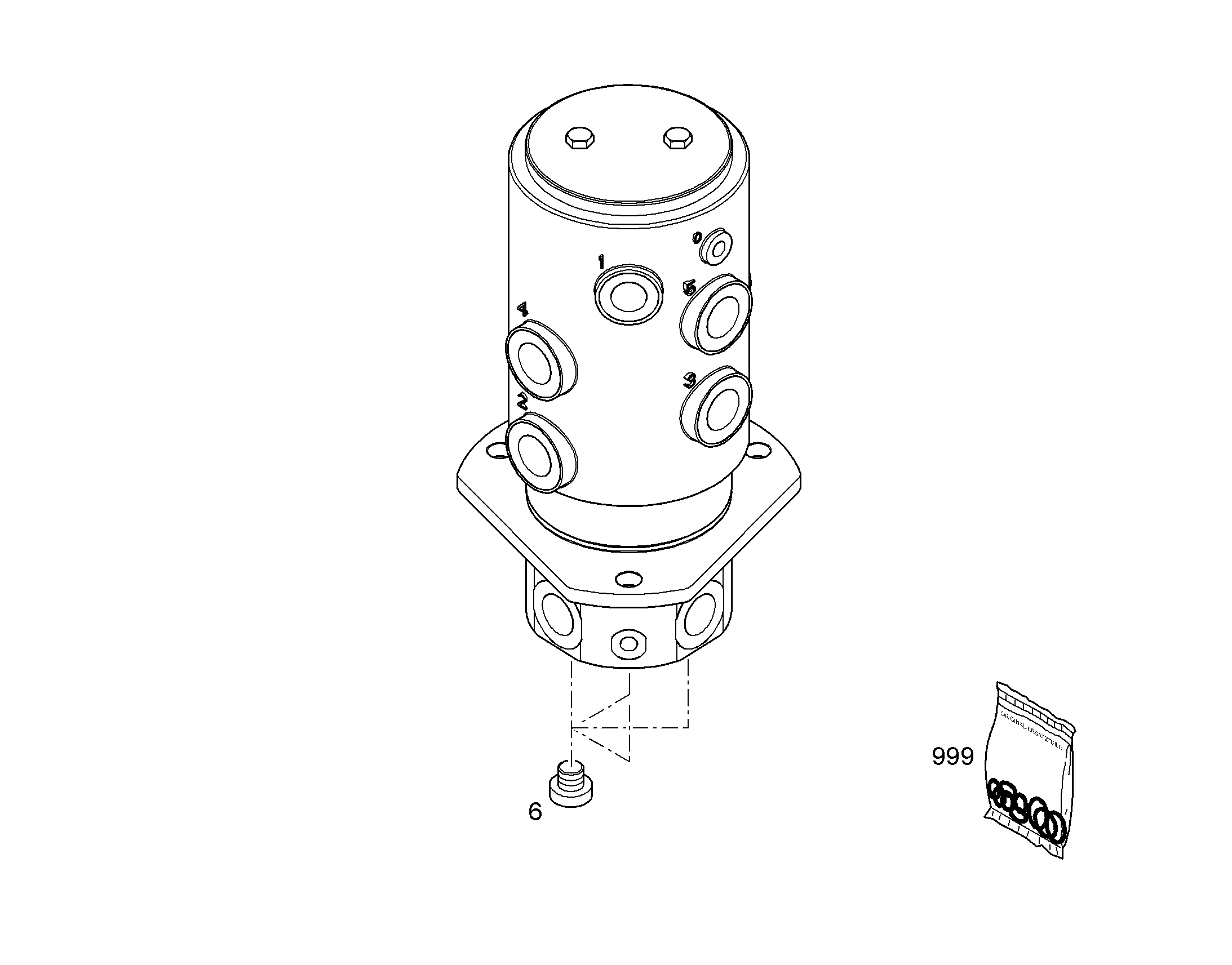 ЗАГЛУШКА РЕЗЬБОВАЯ M27X1,5 12235117 LIEBHERR