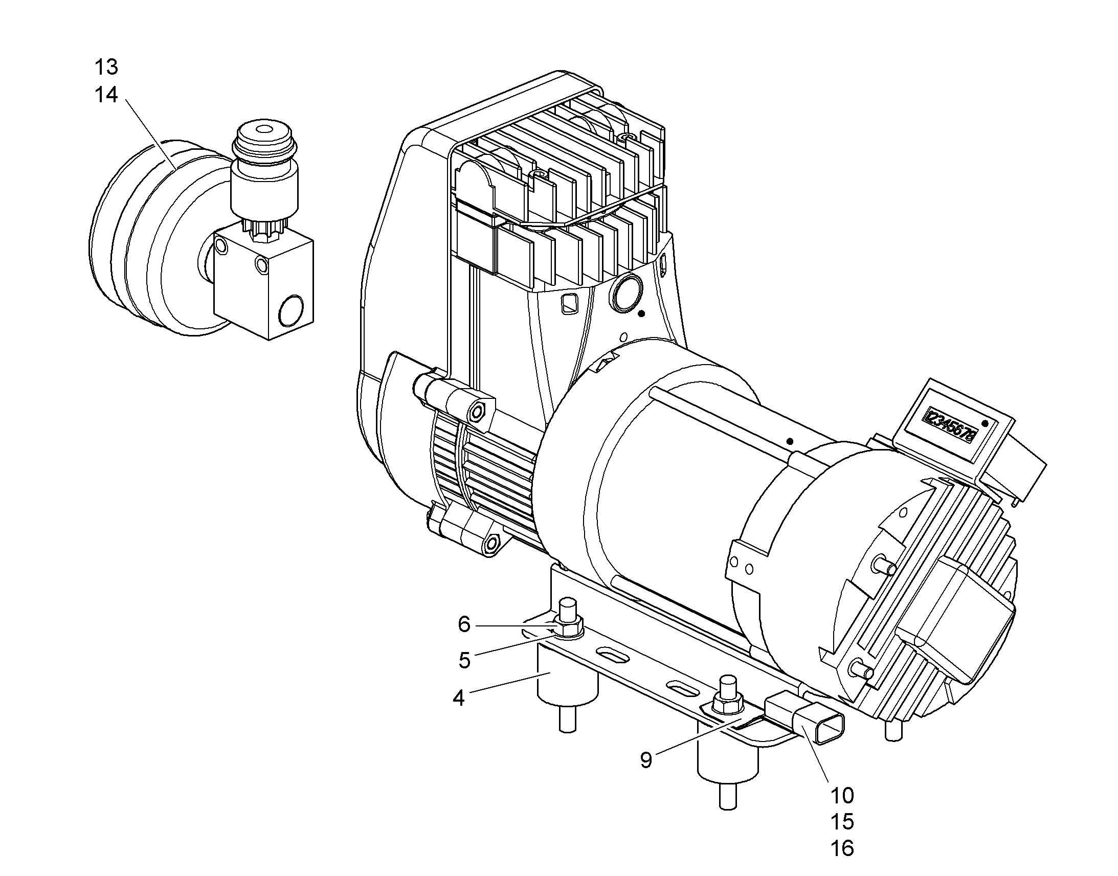 ФИЛЬТРУЮЩАЯ ВСТАВКА 12233072 LIEBHERR