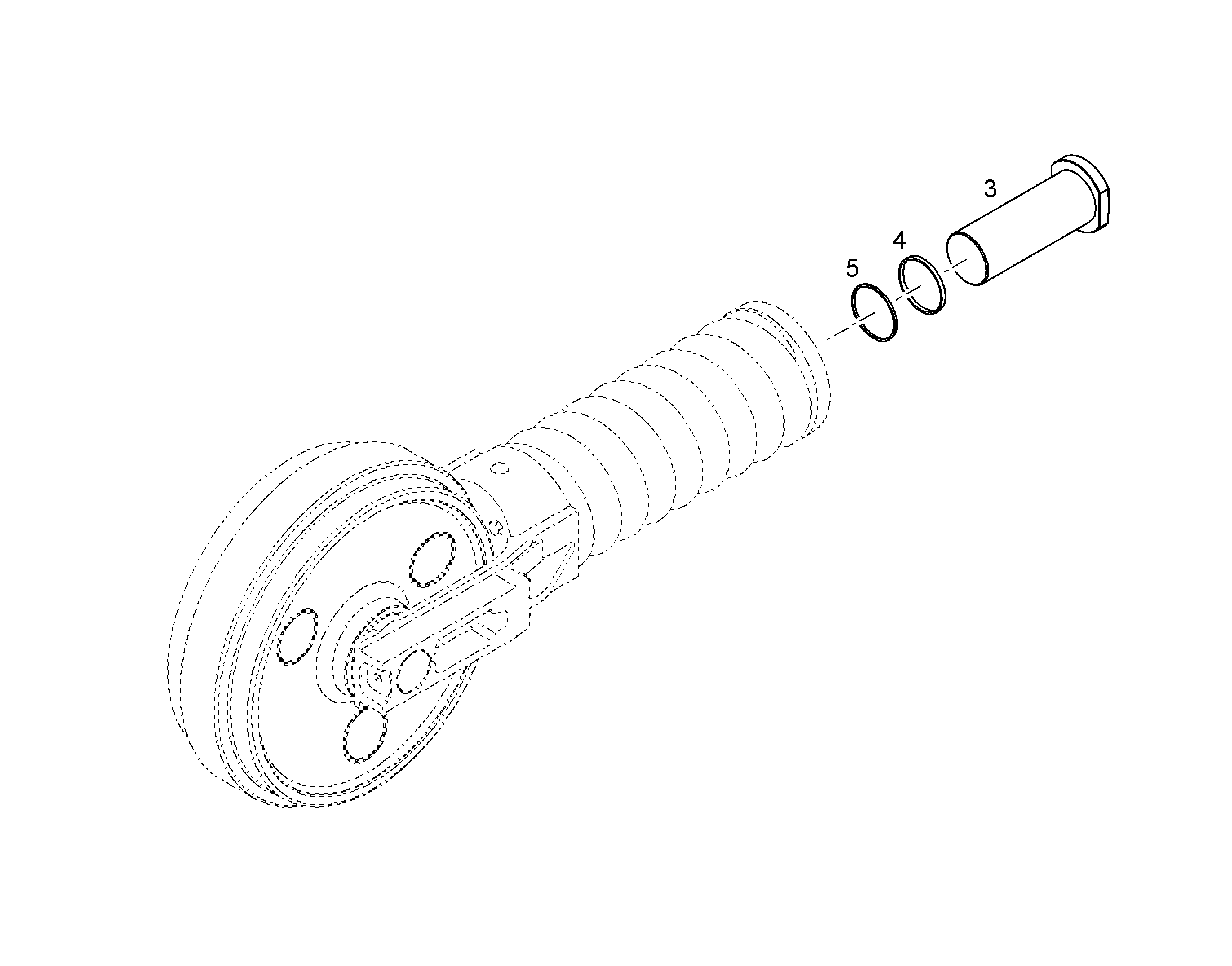 МАСЛОСЪЕМНОЕ КОЛЬЦО 12233333 LIEBHERR