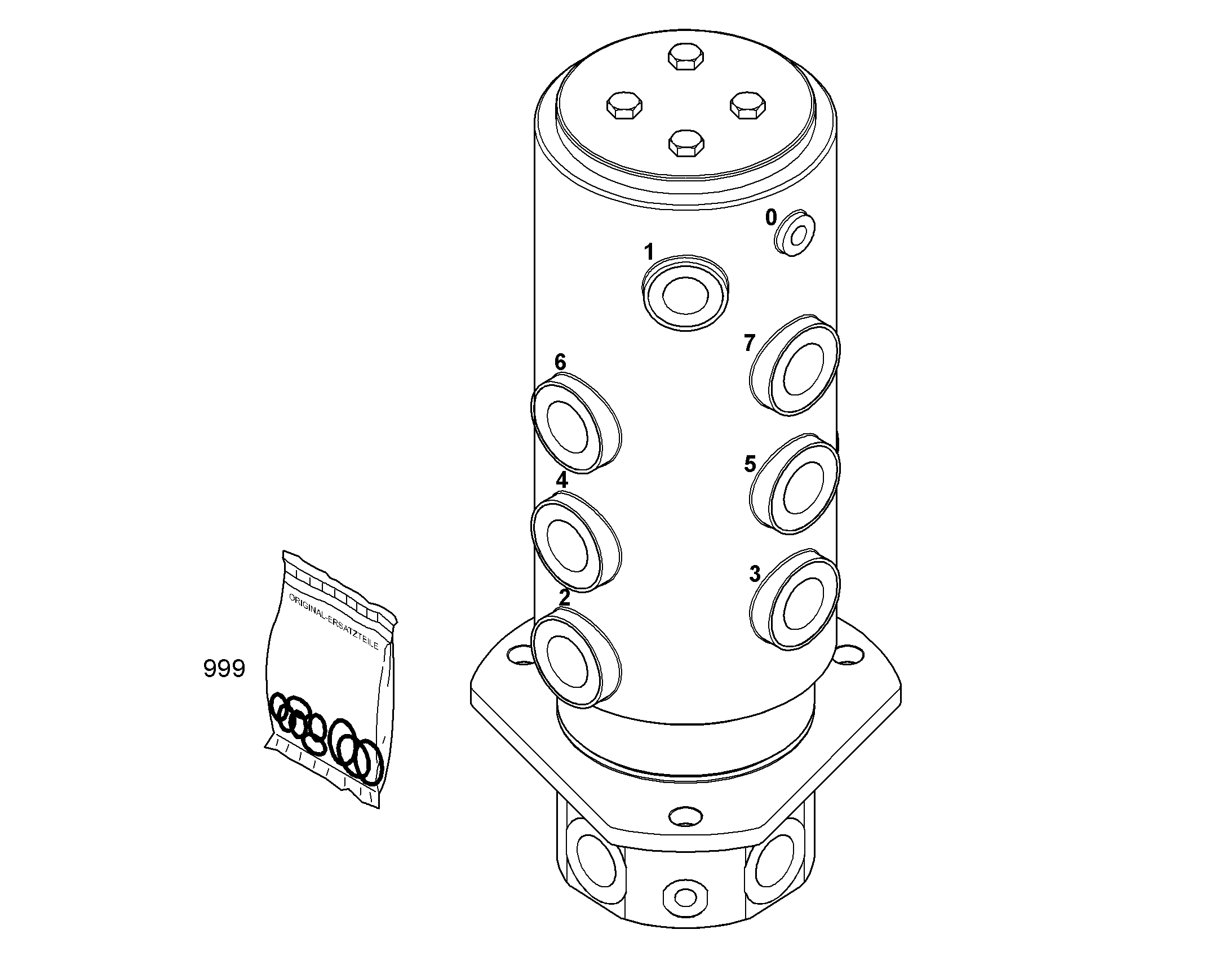 КОМПЛЕКТ УПЛОТНЕНИЙ 12233428 LIEBHERR