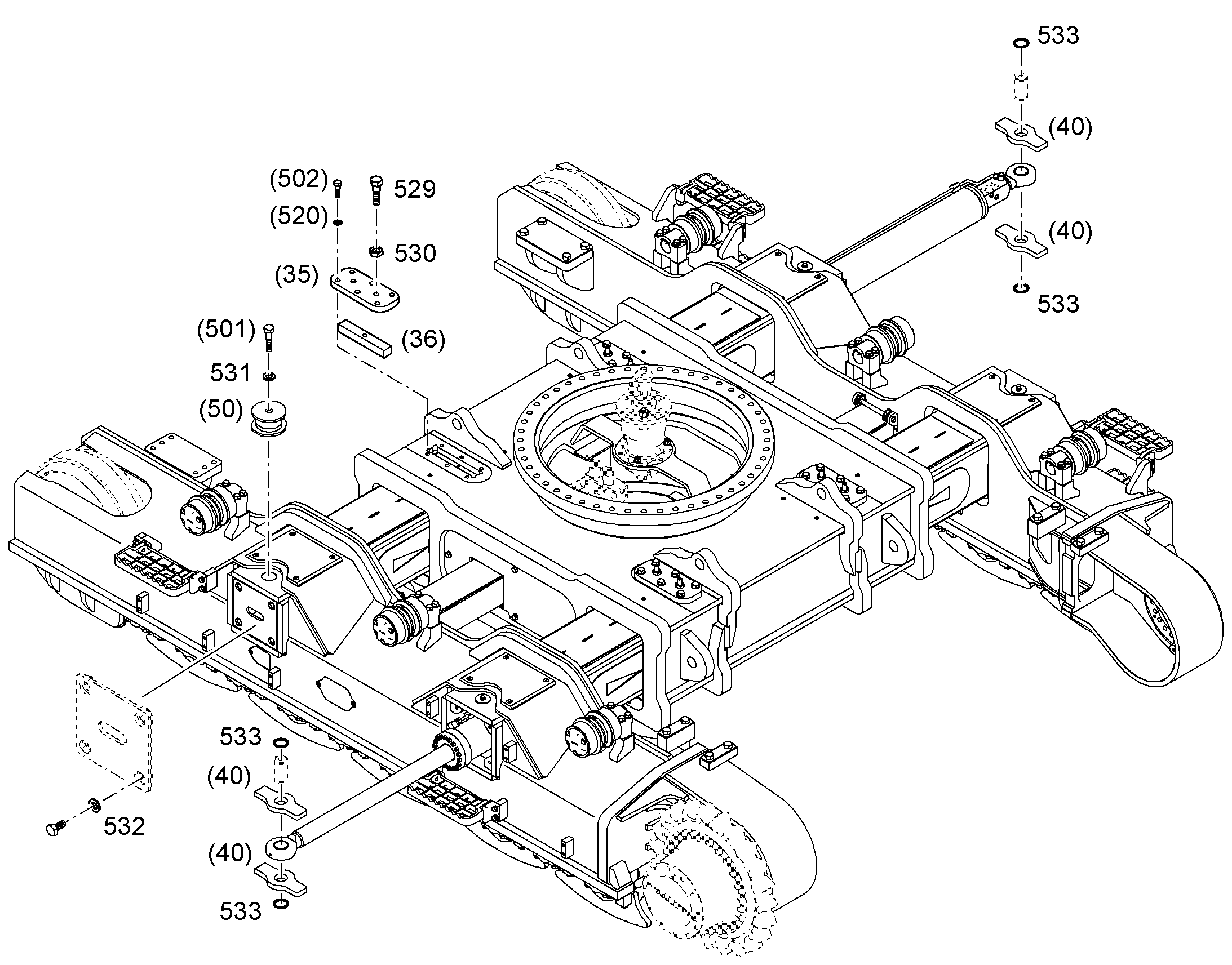 ШЕСТИГРАННАЯ ГАЙКА M24 10179943 LIEBHERR
