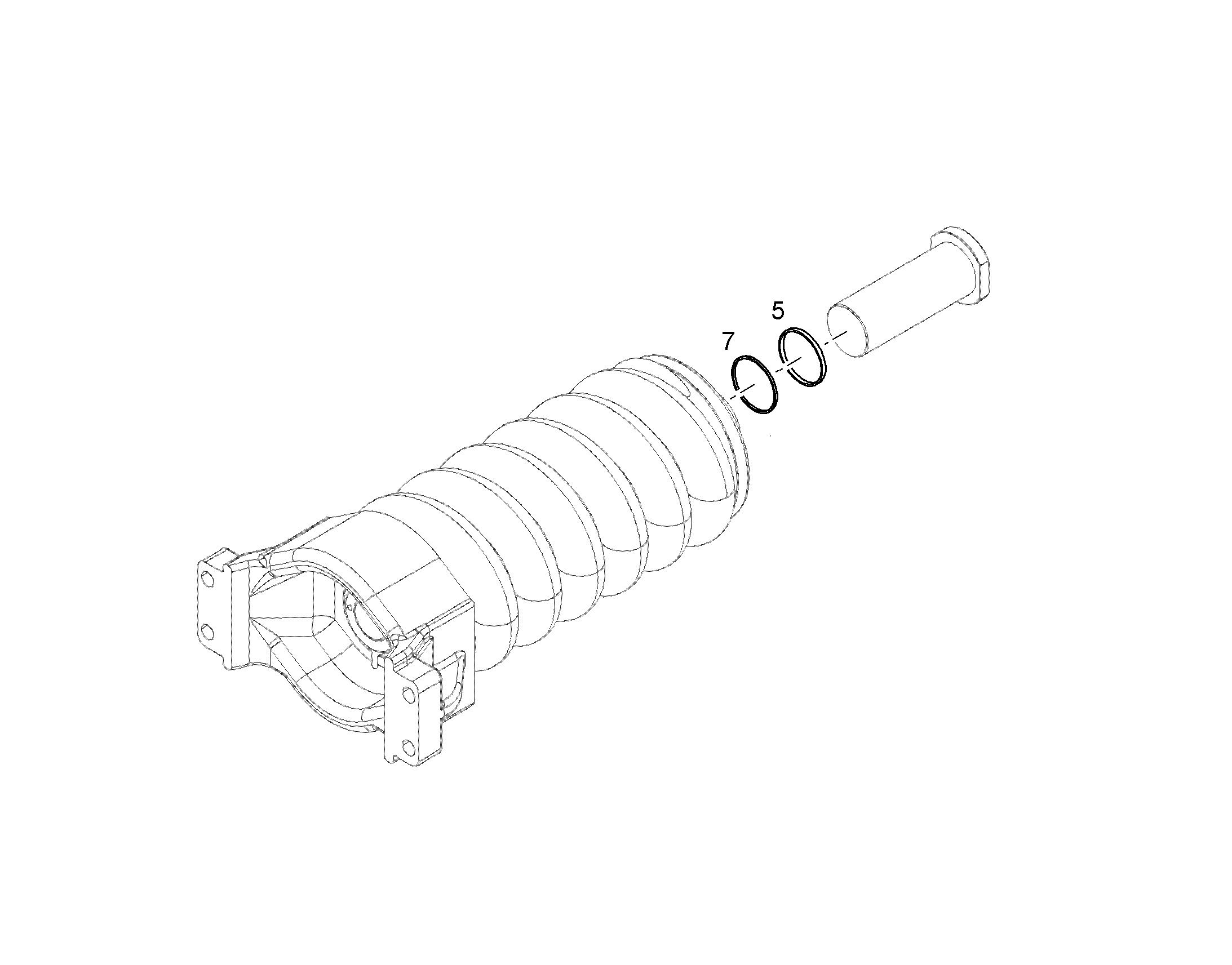 МАСЛОСЪЕМНОЕ КОЛЬЦО 11118199 LIEBHERR