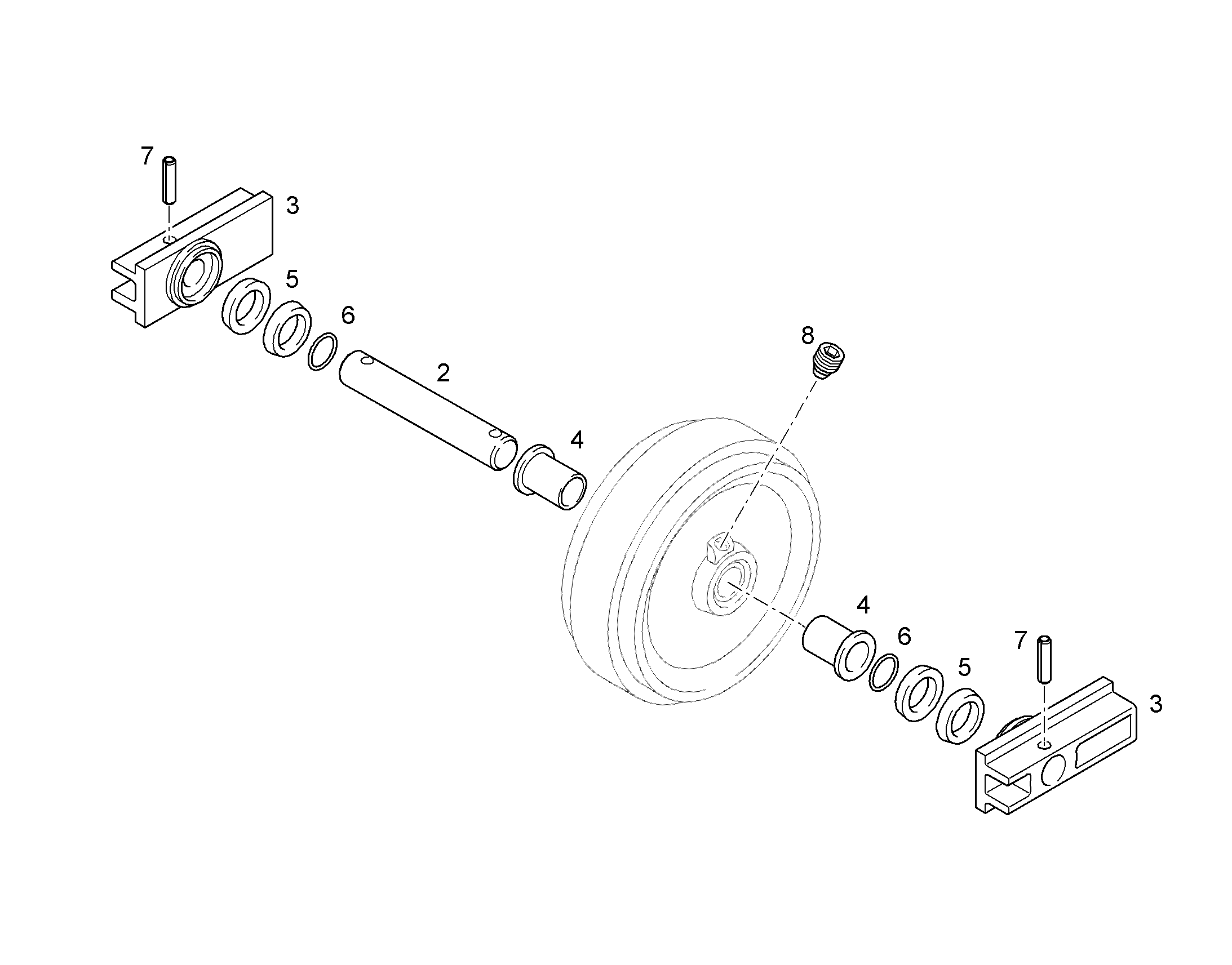 SEAL KIT AXLE 11626687 LIEBHERR