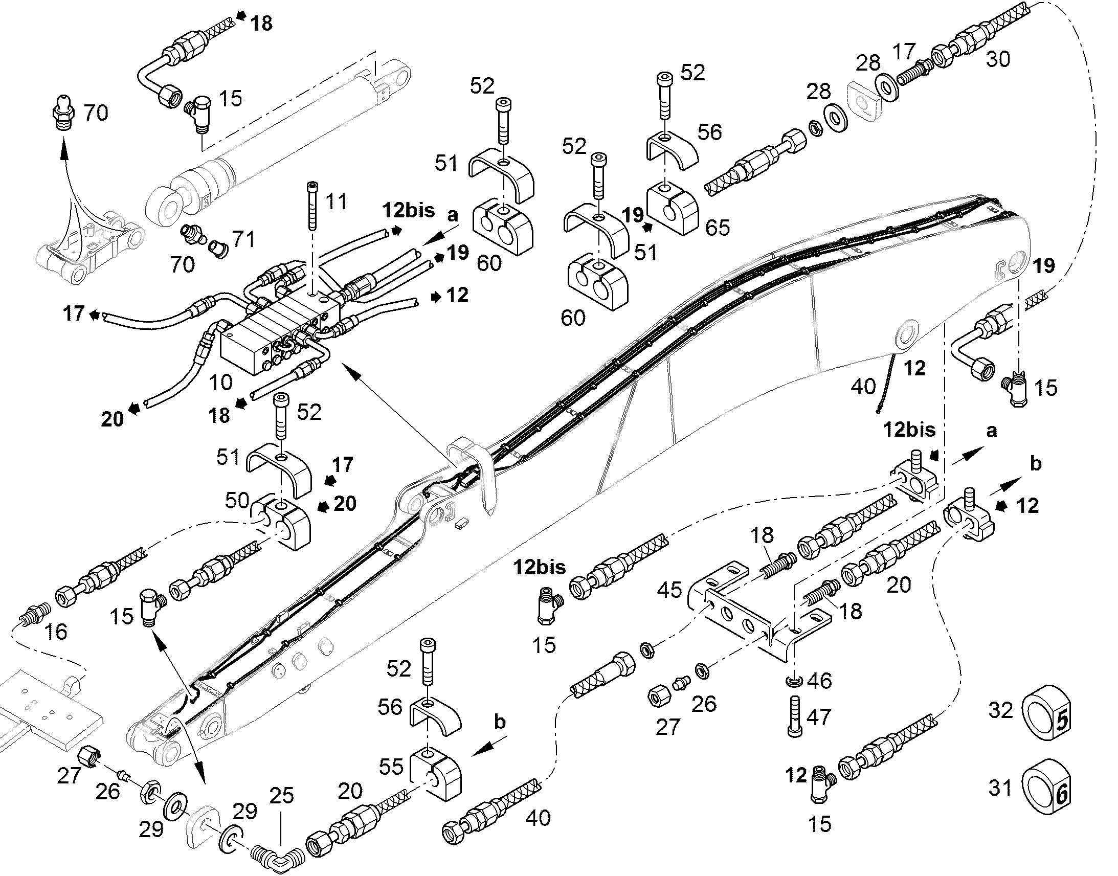 ШЛАНГ 6,3X10385 10016064 LIEBHERR