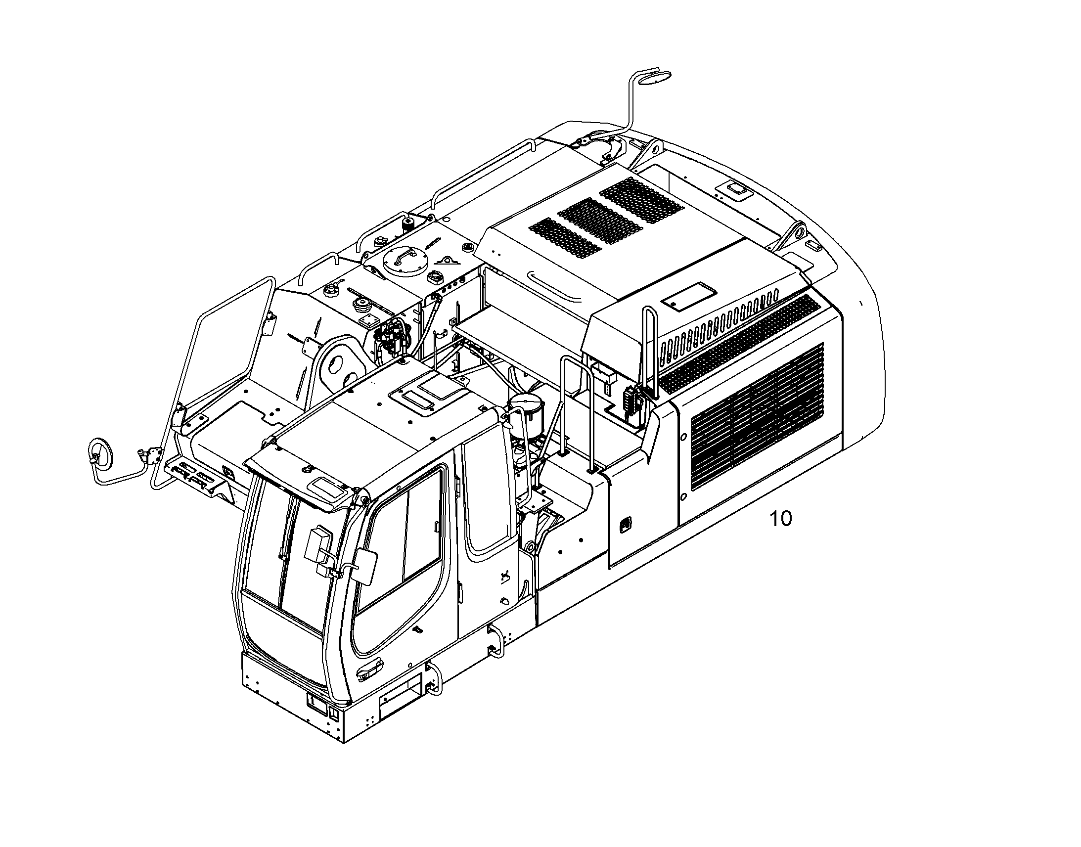 МЕХАНИЗМ ОПРОКИДЫВАЮЩИЙ 30° 10854978 LIEBHERR