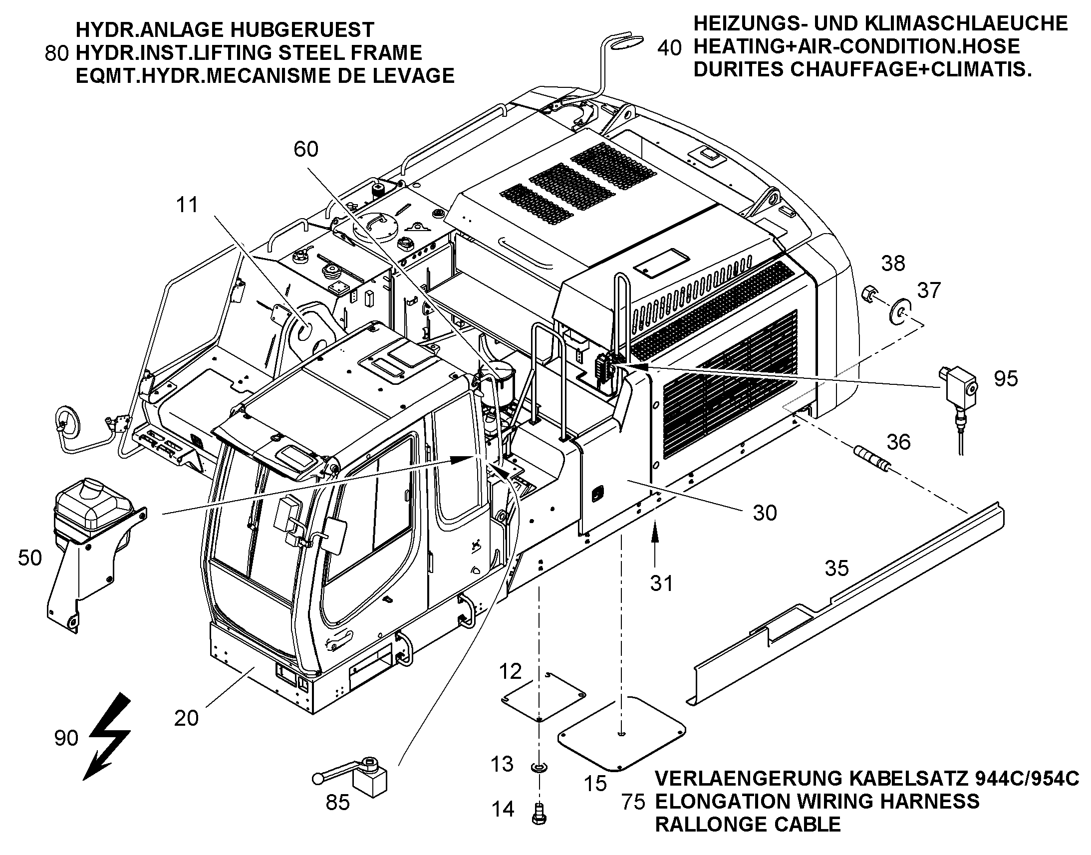 ПОДЪЕМНИК 10856102 LIEBHERR