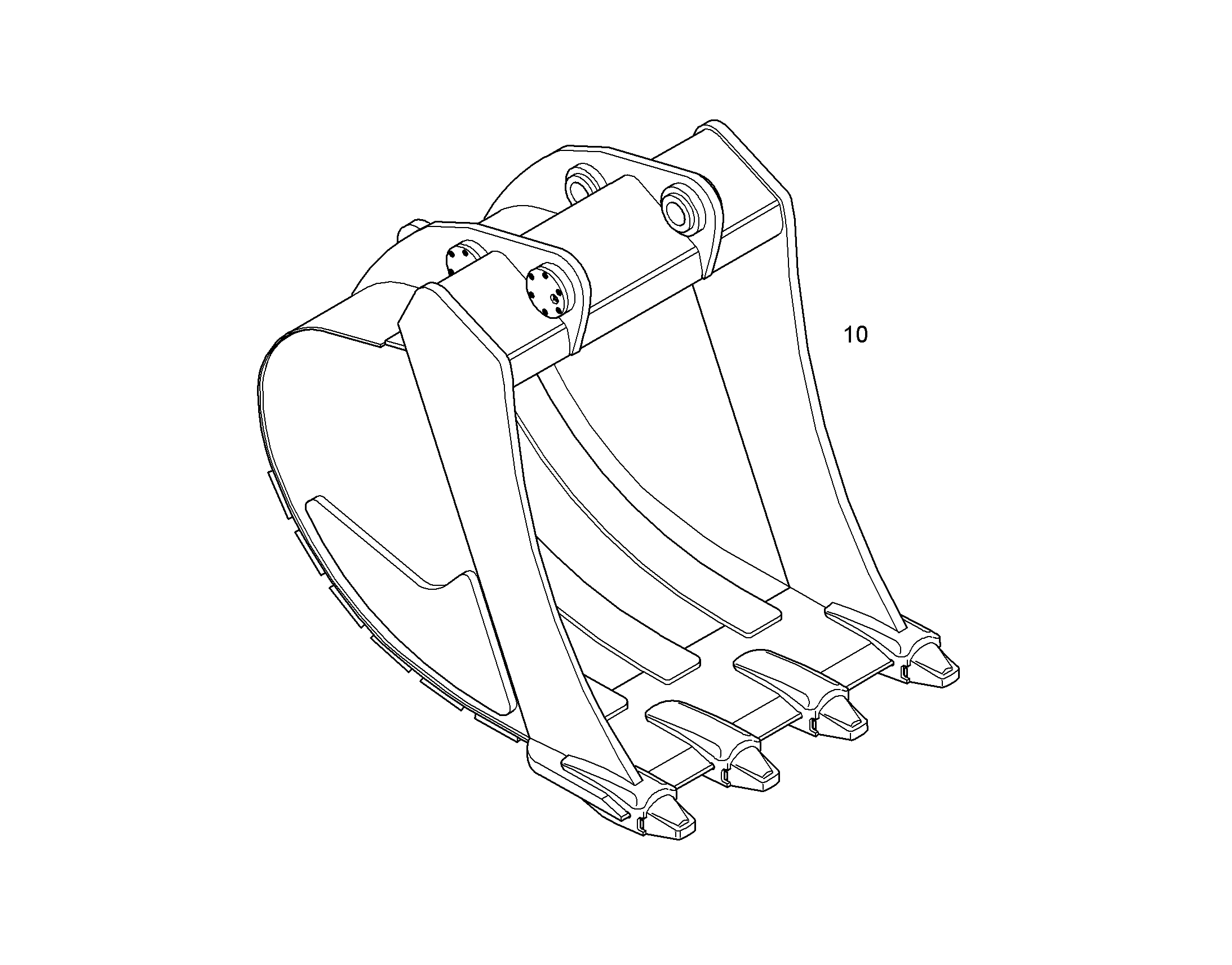 ЛОПАТА ОБРАТНАЯ HD 10857349 LIEBHERR