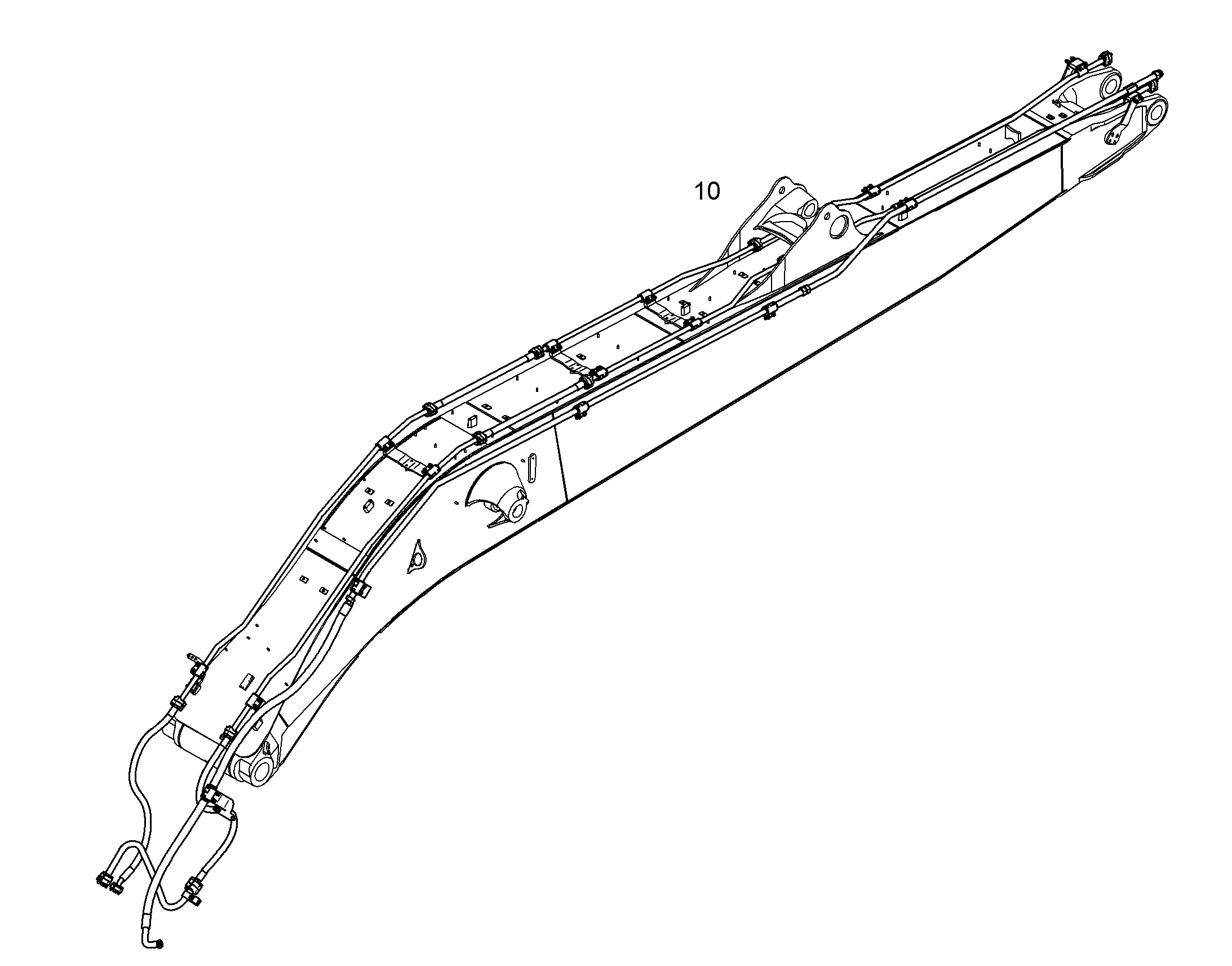 ПРОВОДКА МОНТАЖ AHS 10854809 LIEBHERR