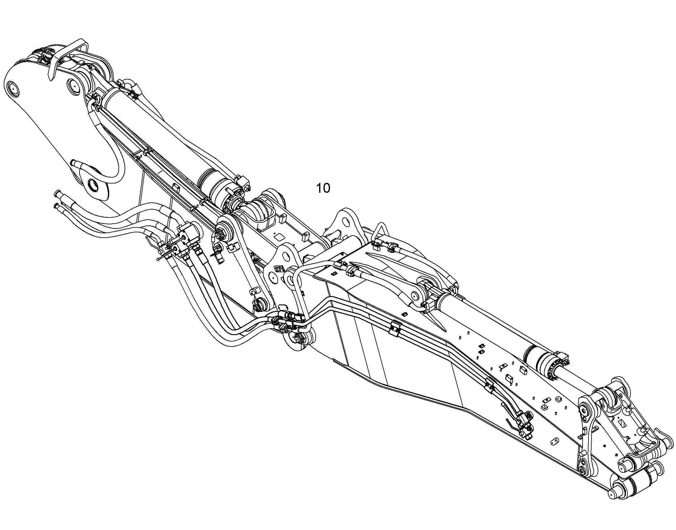 ПРОВОДКА МОНТАЖ AHS 10863455 LIEBHERR