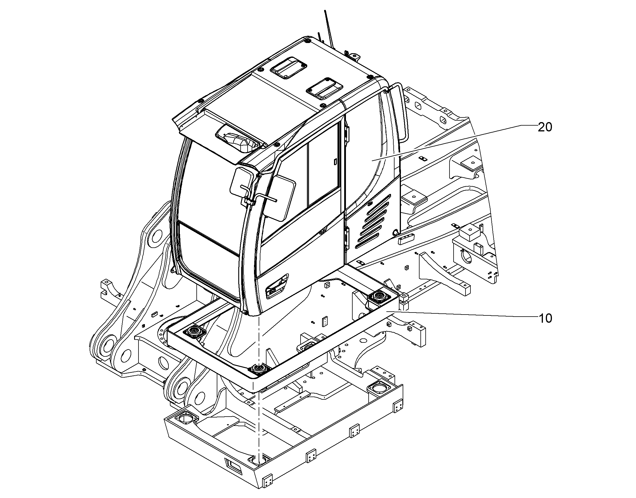 ФАРЫ РАБ.ОСВЕЩ.2СПЕР.+1СЗАДИ 10397655 LIEBHERR
