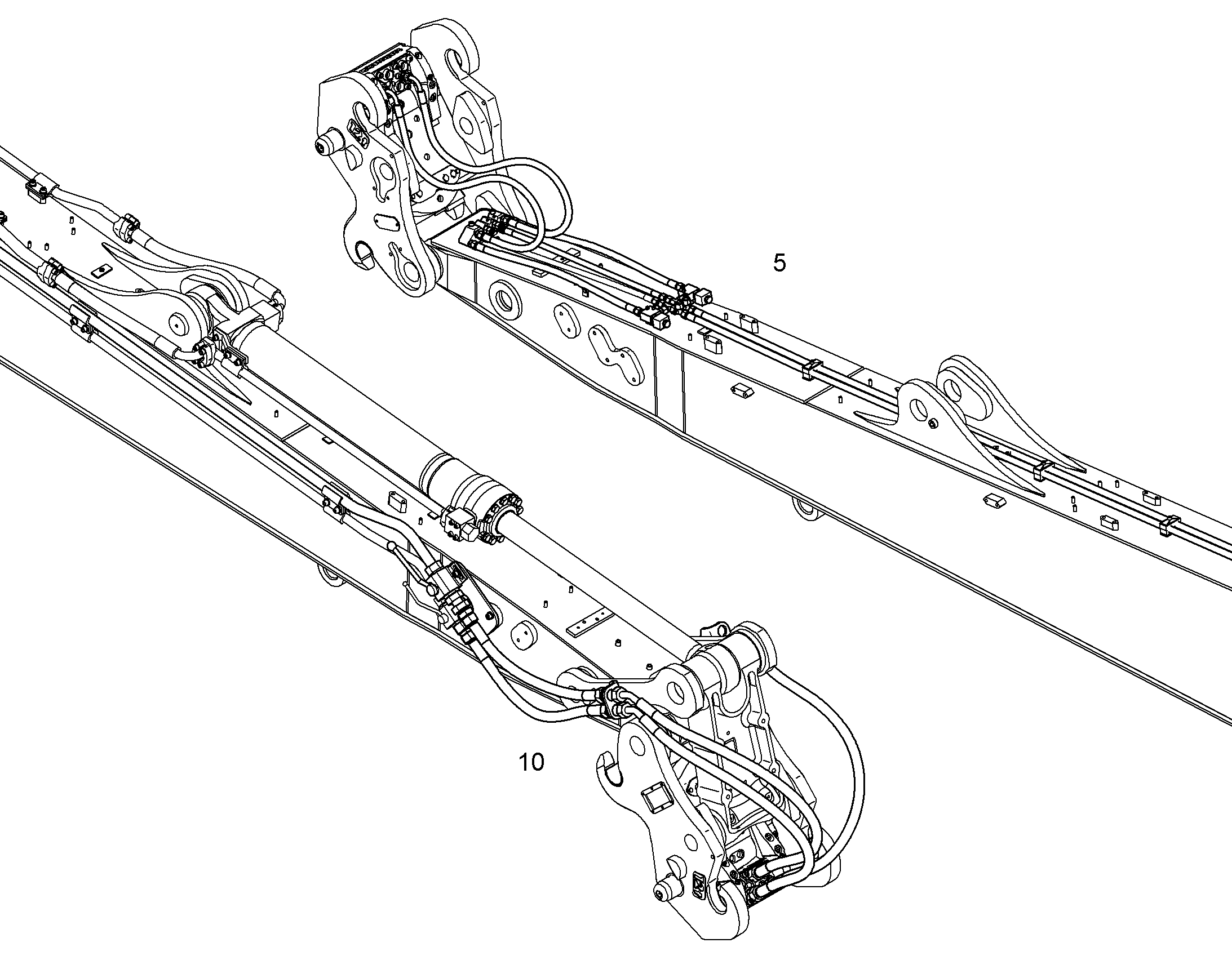 ПРОВОДКА МОНТАЖ AHS 11453594 LIEBHERR