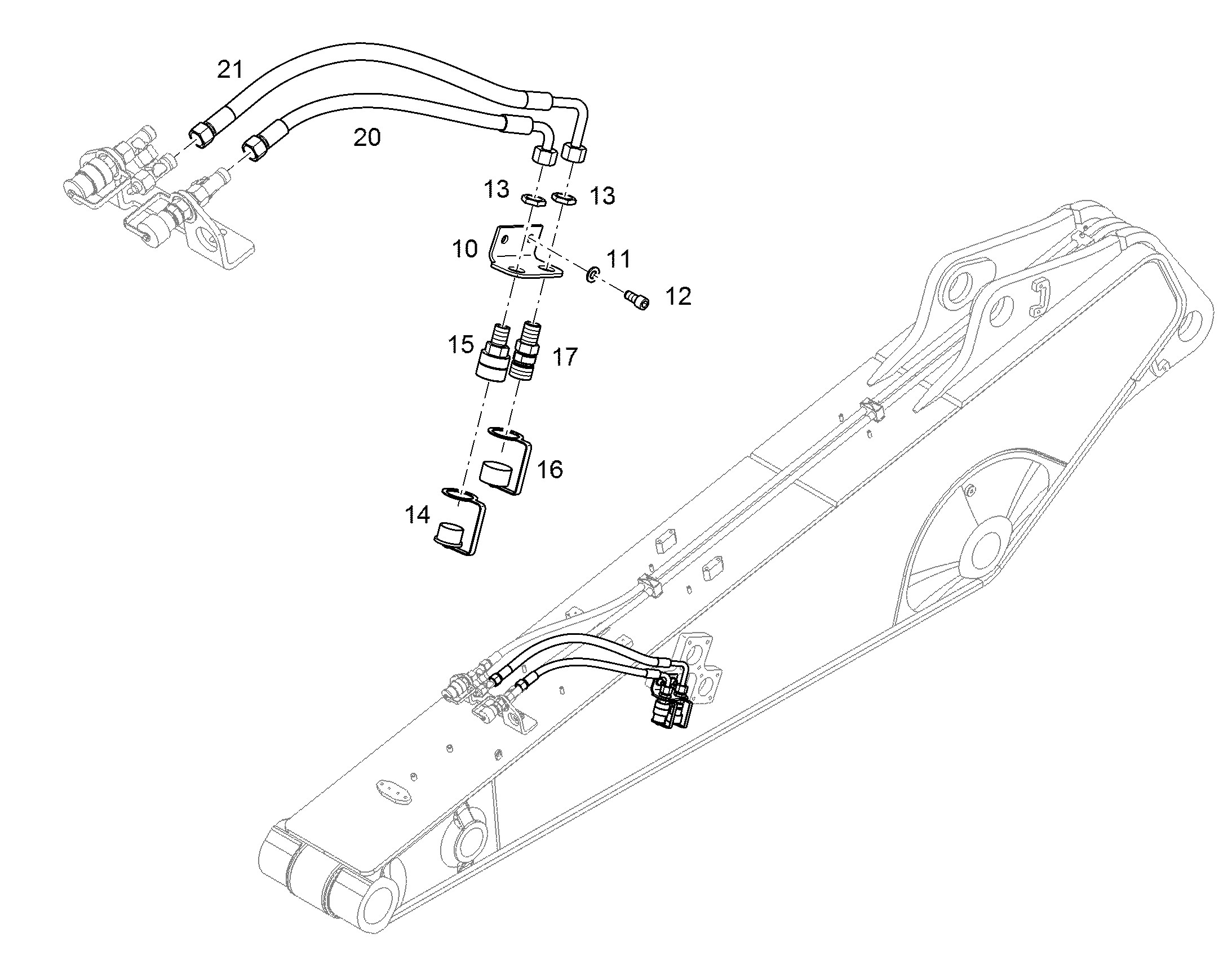 ВЫПАДАЮЩИЕ ЧАСТИ 12866852 LIEBHERR