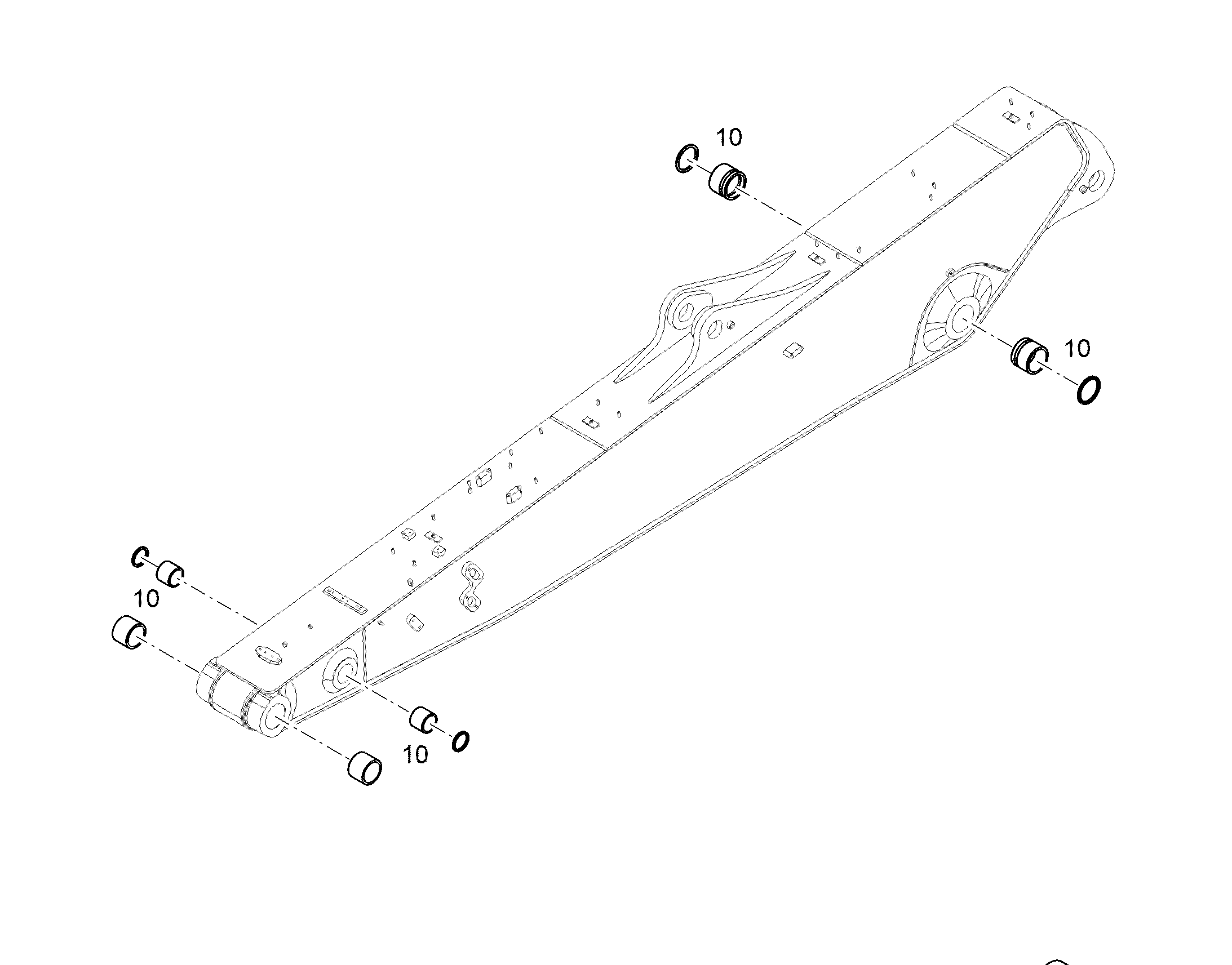 РУКОЯТЬ КОВША 3,90M 11733063 LIEBHERR