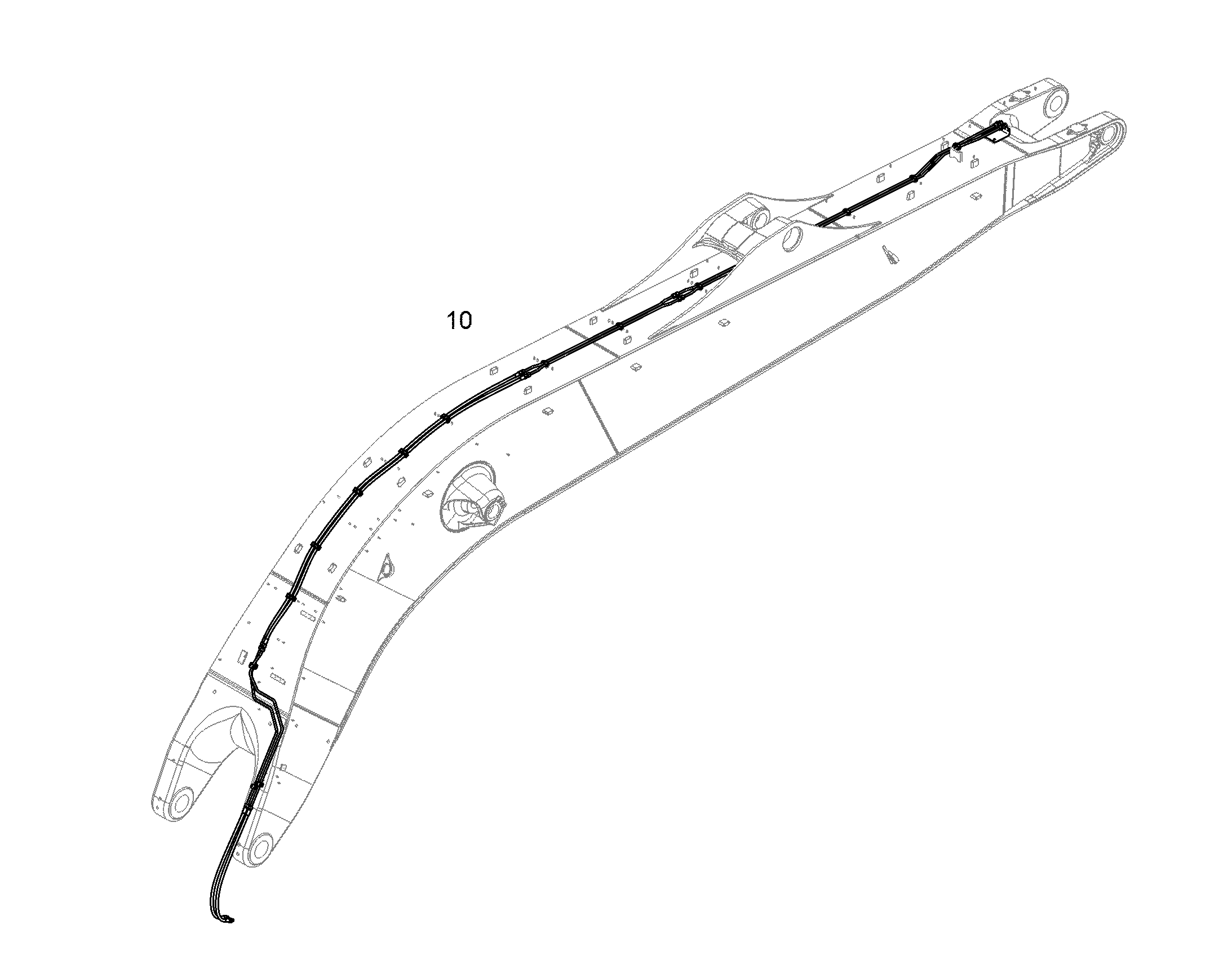 ПРОВОДКА ПРИВОД МЕХ. ПОВОРОТА 11738851 LIEBHERR