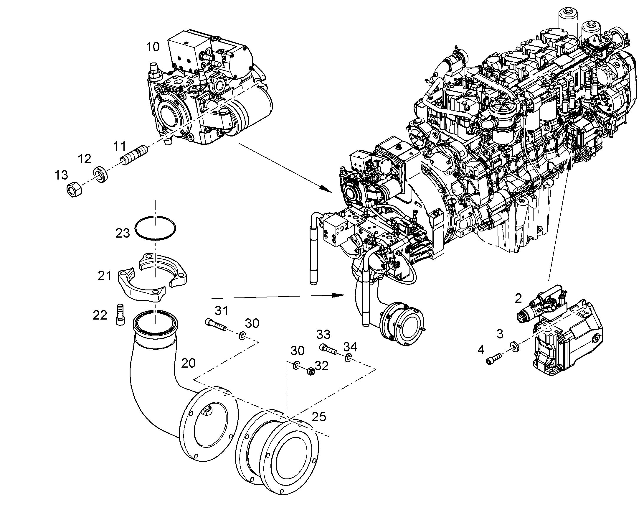 НАСОС АКСИАЛЬНОПОРШНЕВОЙ A4VG 71cm³/U 12221140 LIEBHERR