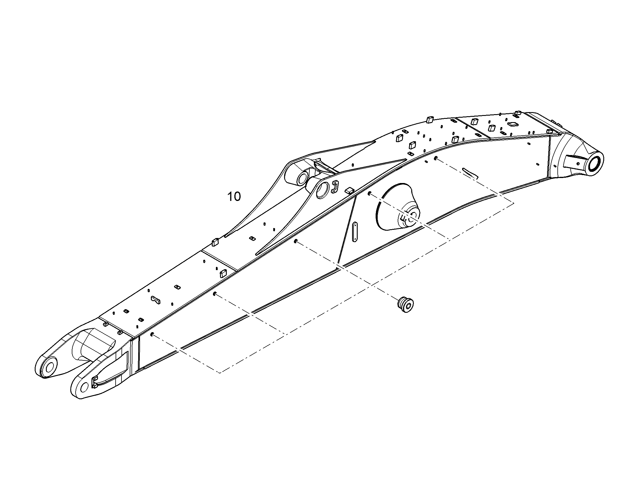 РЕКОНСТР.- ОДНОКОРП.СТРЕЛА 6.80M 11460550 LIEBHERR