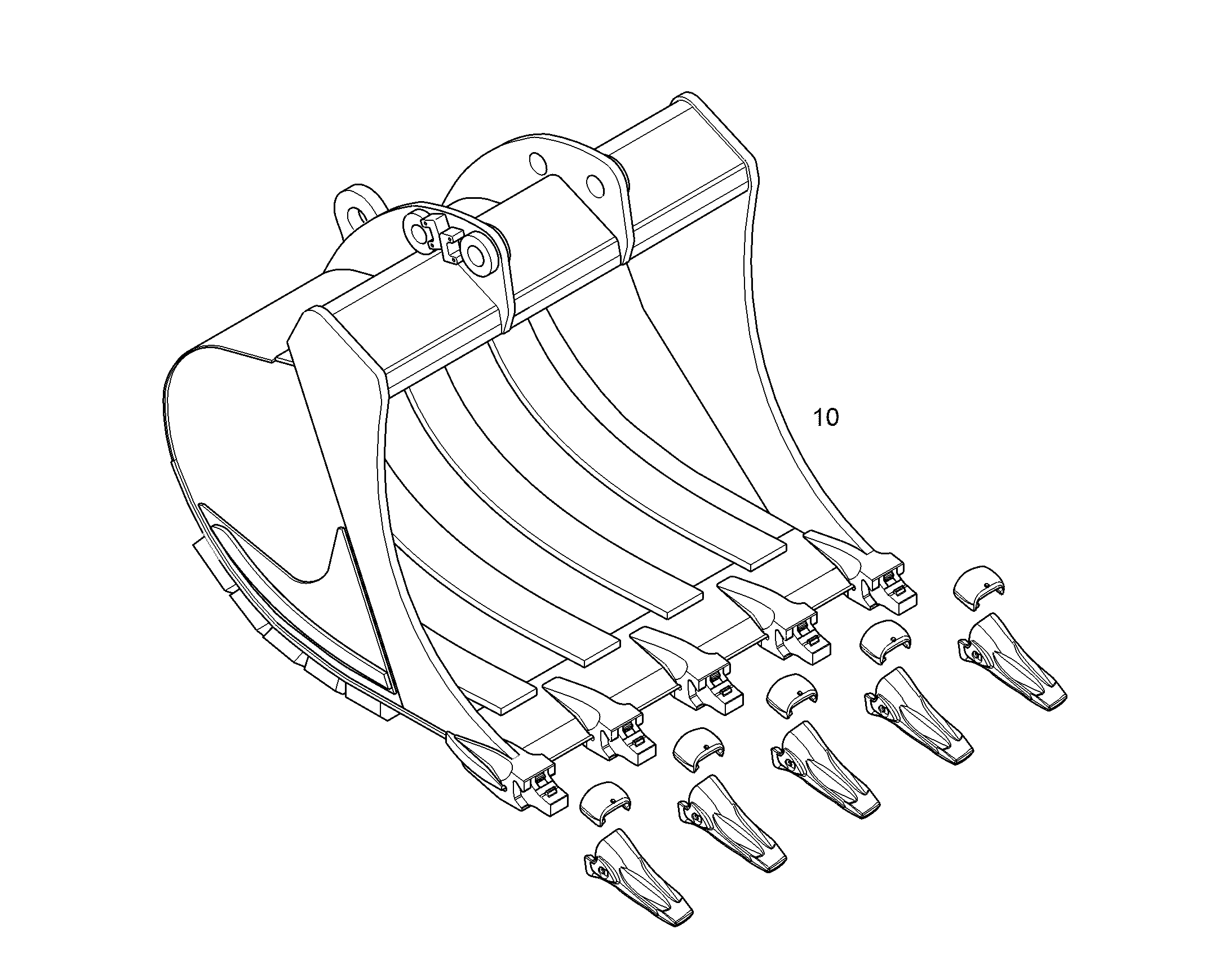 ЛОПАТА ОБРАТНАЯ HDV 11813846 LIEBHERR