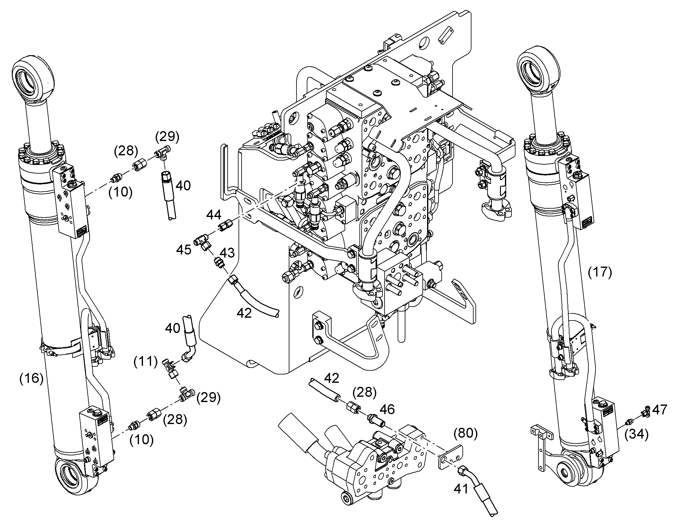 ШЛАНГ 10X1170 11341698 LIEBHERR