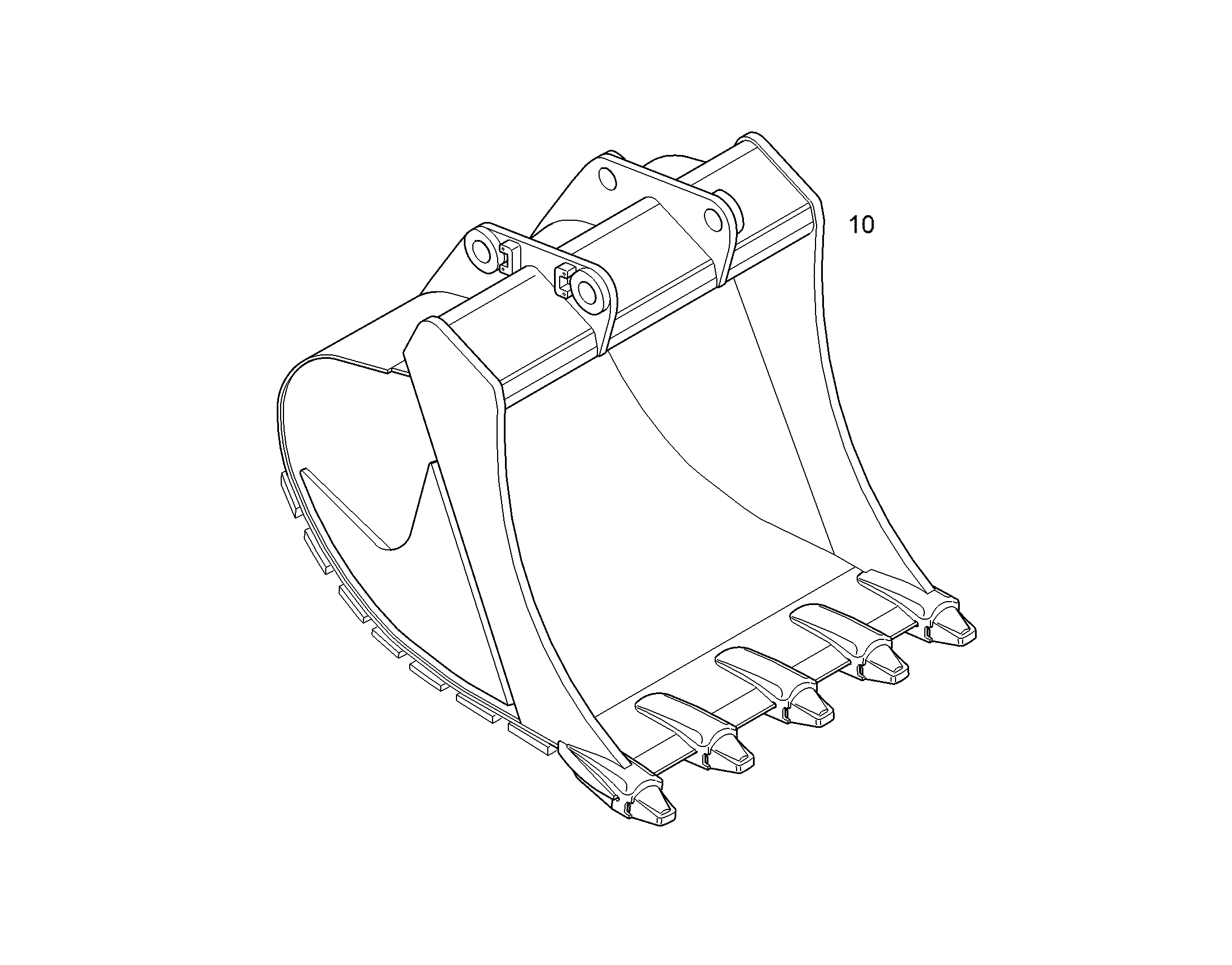 ЛОПАТА ОБРАТНАЯ HDL 10086132 LIEBHERR
