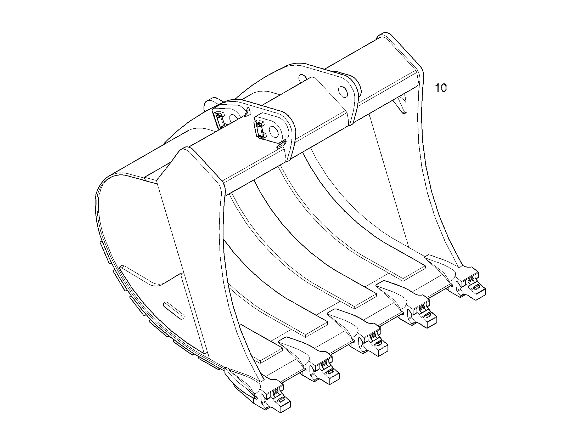 ЛОПАТА ОБРАТНАЯ HD 10860604 LIEBHERR