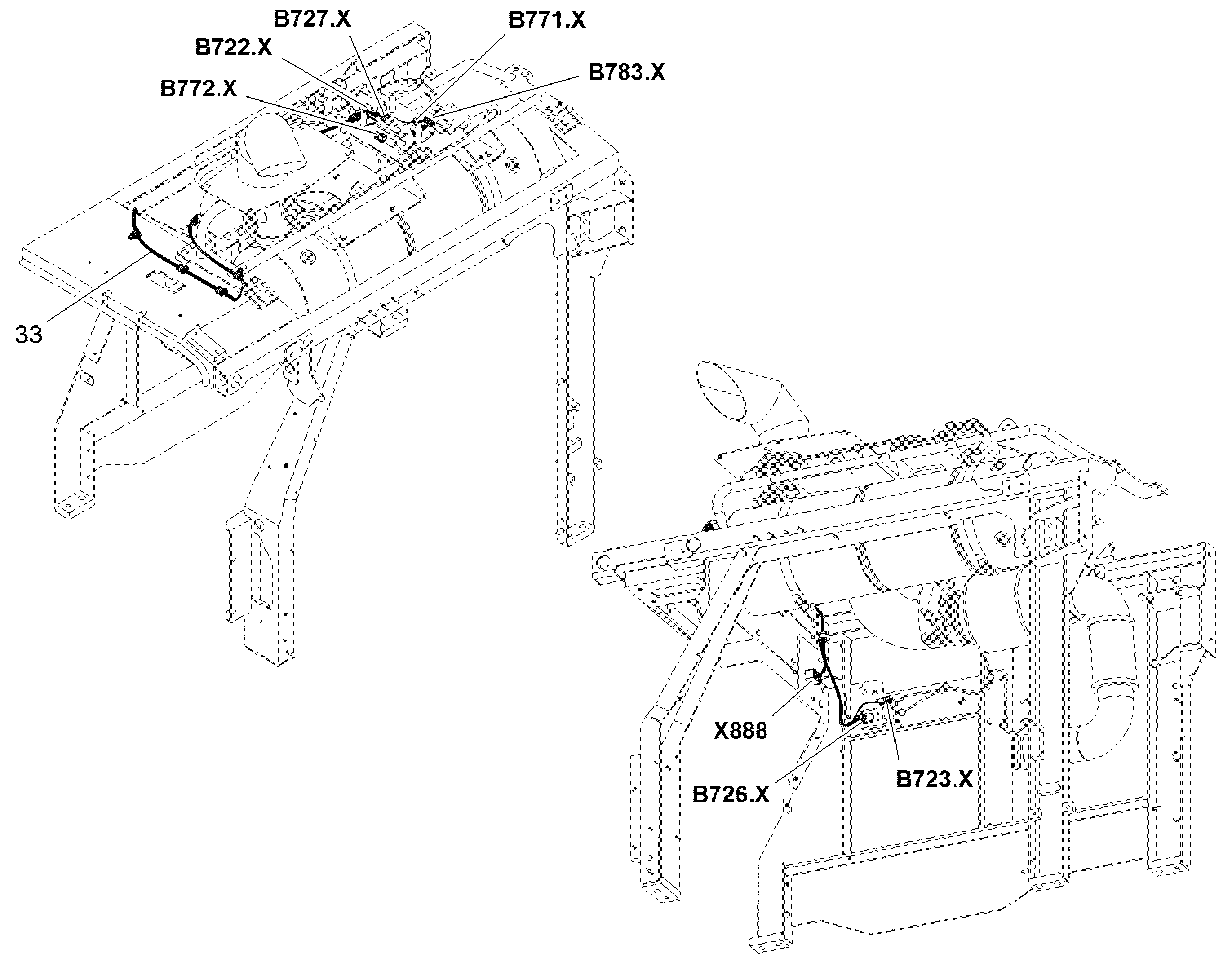 КАБ.КОМПЛ.ПЛАТЫ ДАТЧ.РУКОЯТКИ- W8 11458132 LIEBHERR