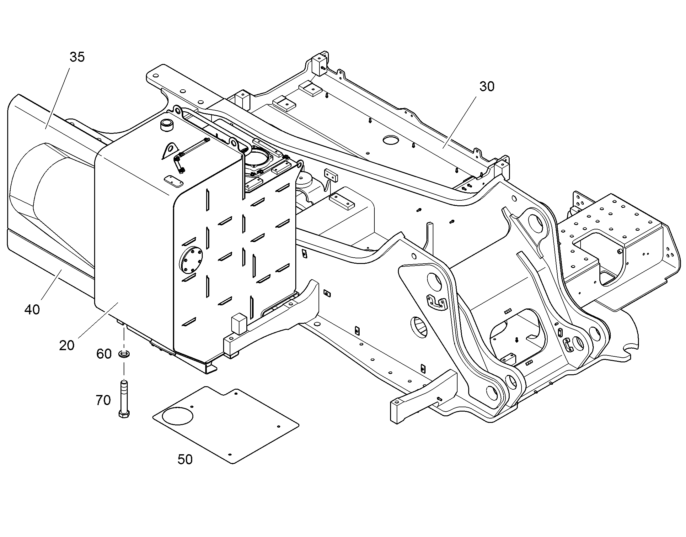 ПЕРЕОБОРУД. ПОВОР. ПЛАТФОРМЫ 12544958 LIEBHERR