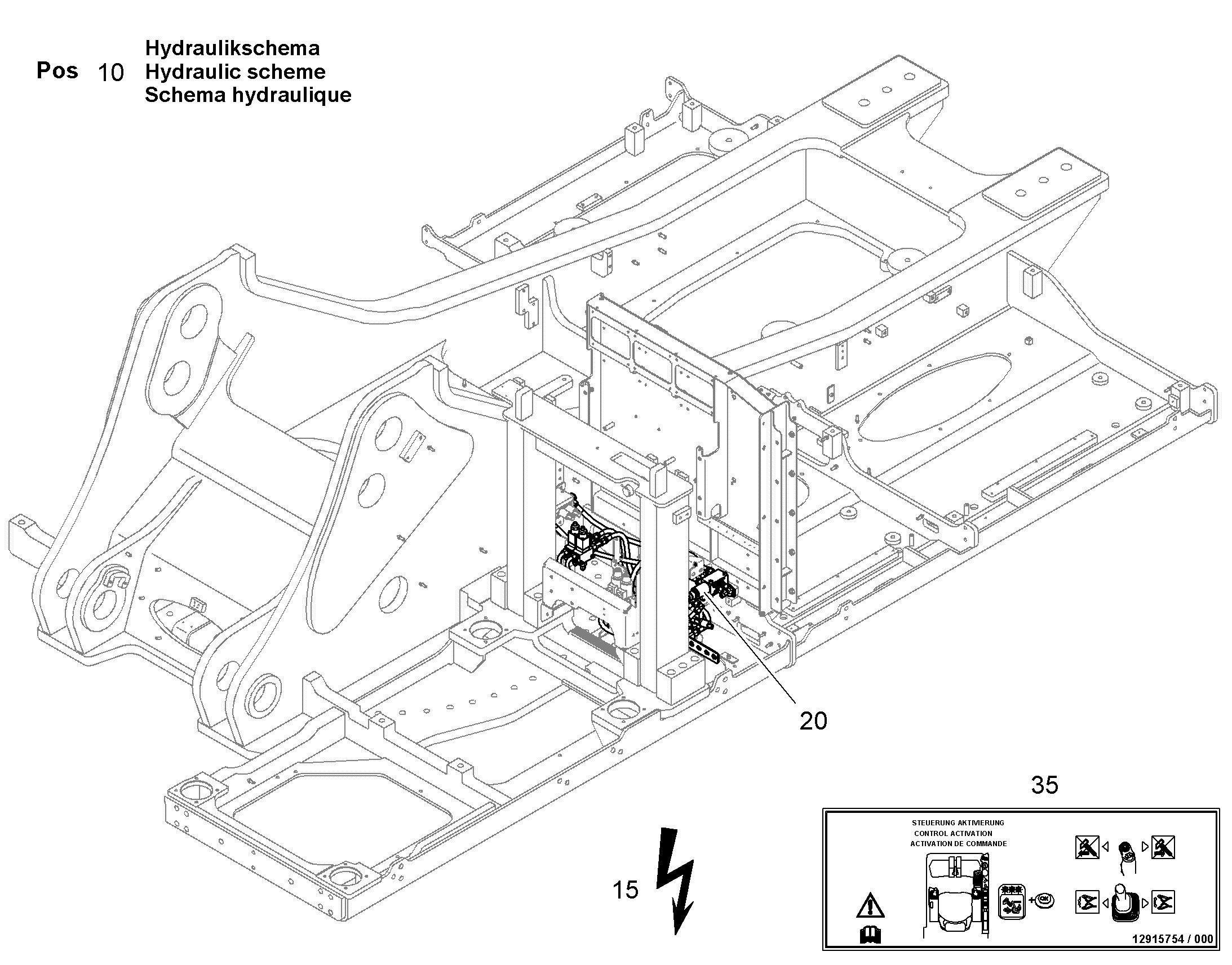 ГИДРАВЛИЧЕСКАЯ СИСТЕМА 12577944 LIEBHERR