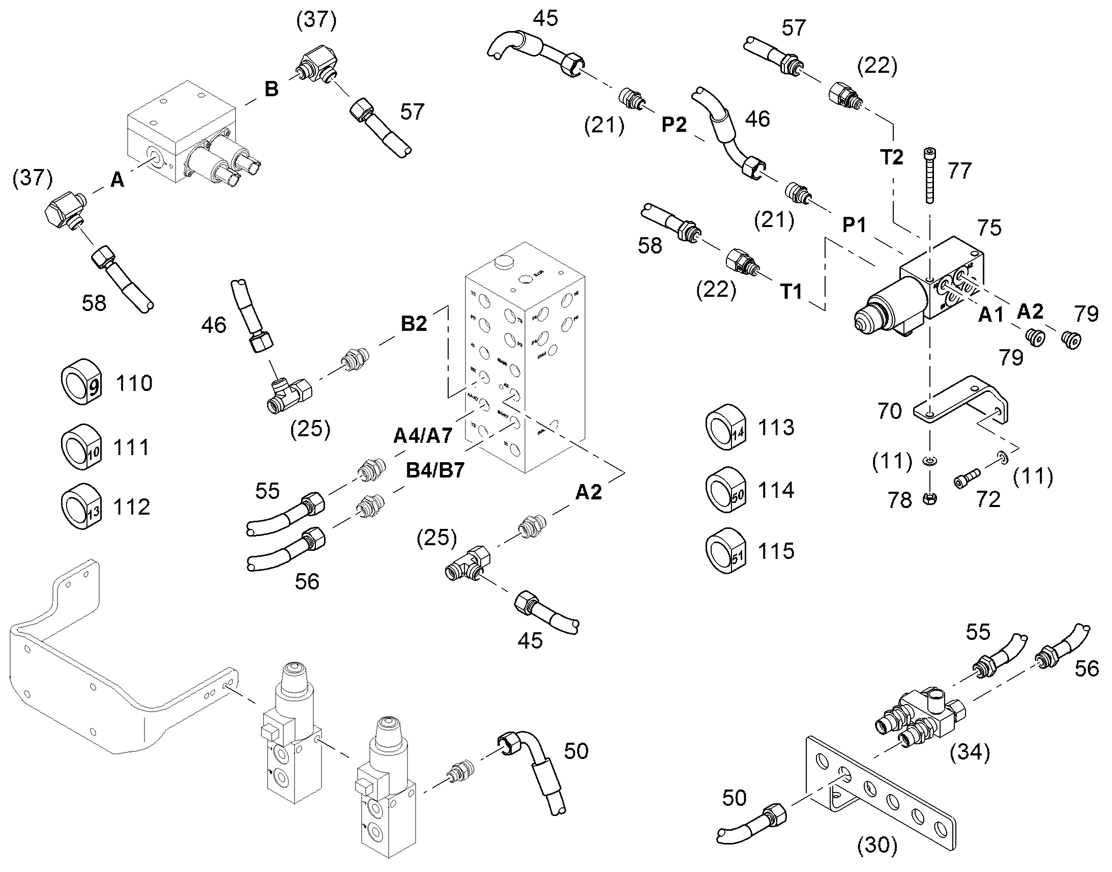 ШЛАНГ 10X830 11657877 LIEBHERR