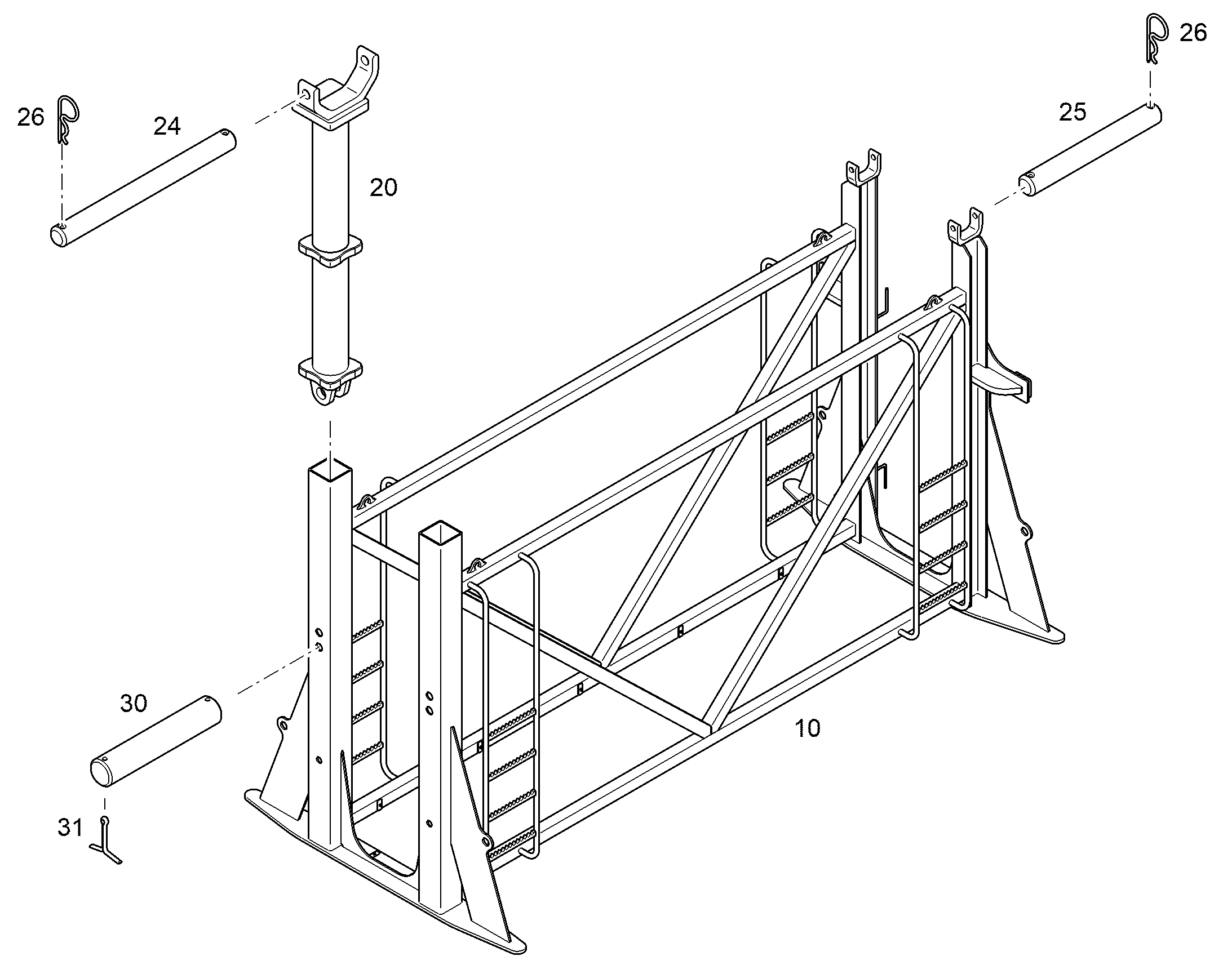 ДЕРЖАТЕЛЬ ОПОРЫ 12450057 LIEBHERR