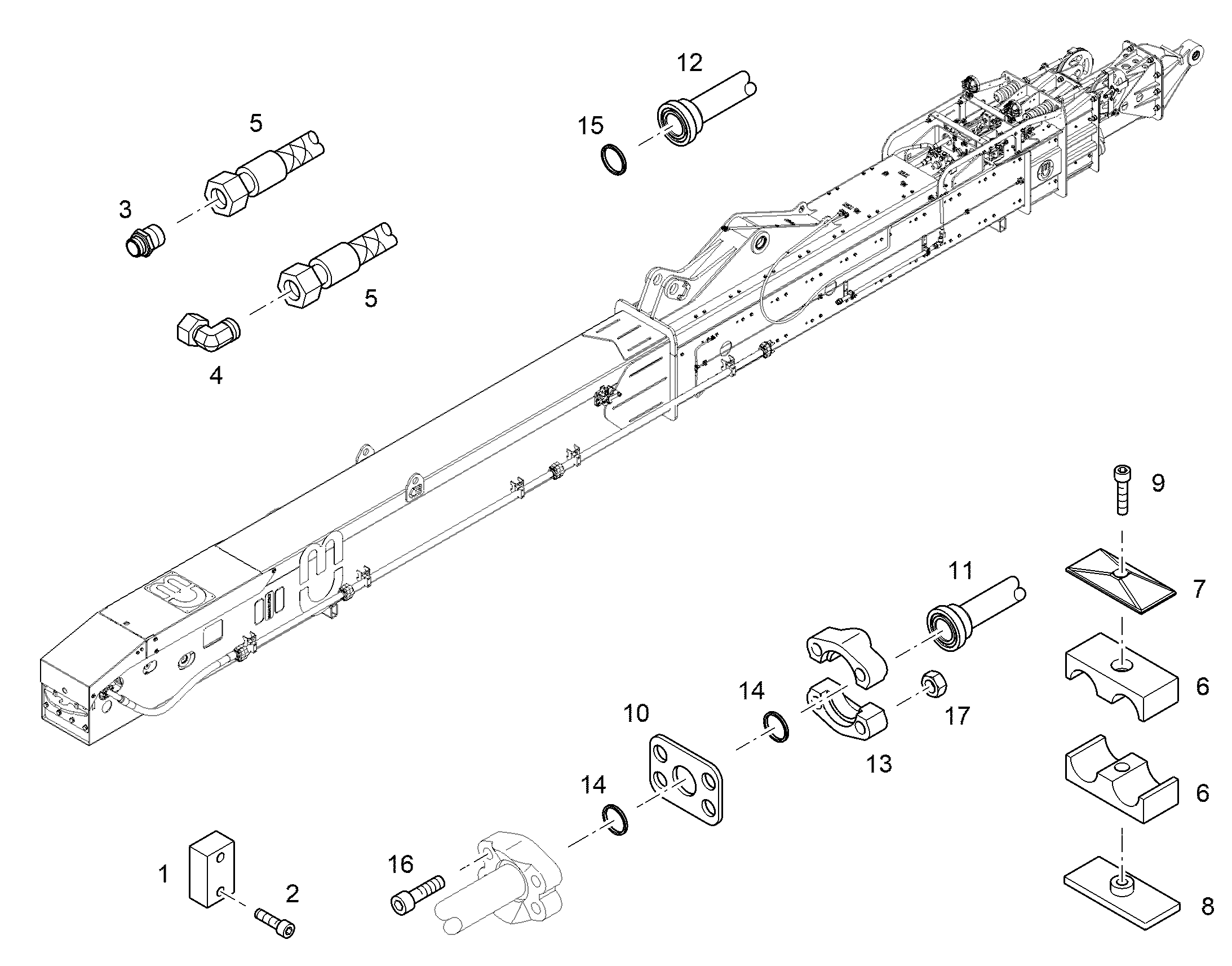 ШЛАНГ 32X2300 5619269 LIEBHERR