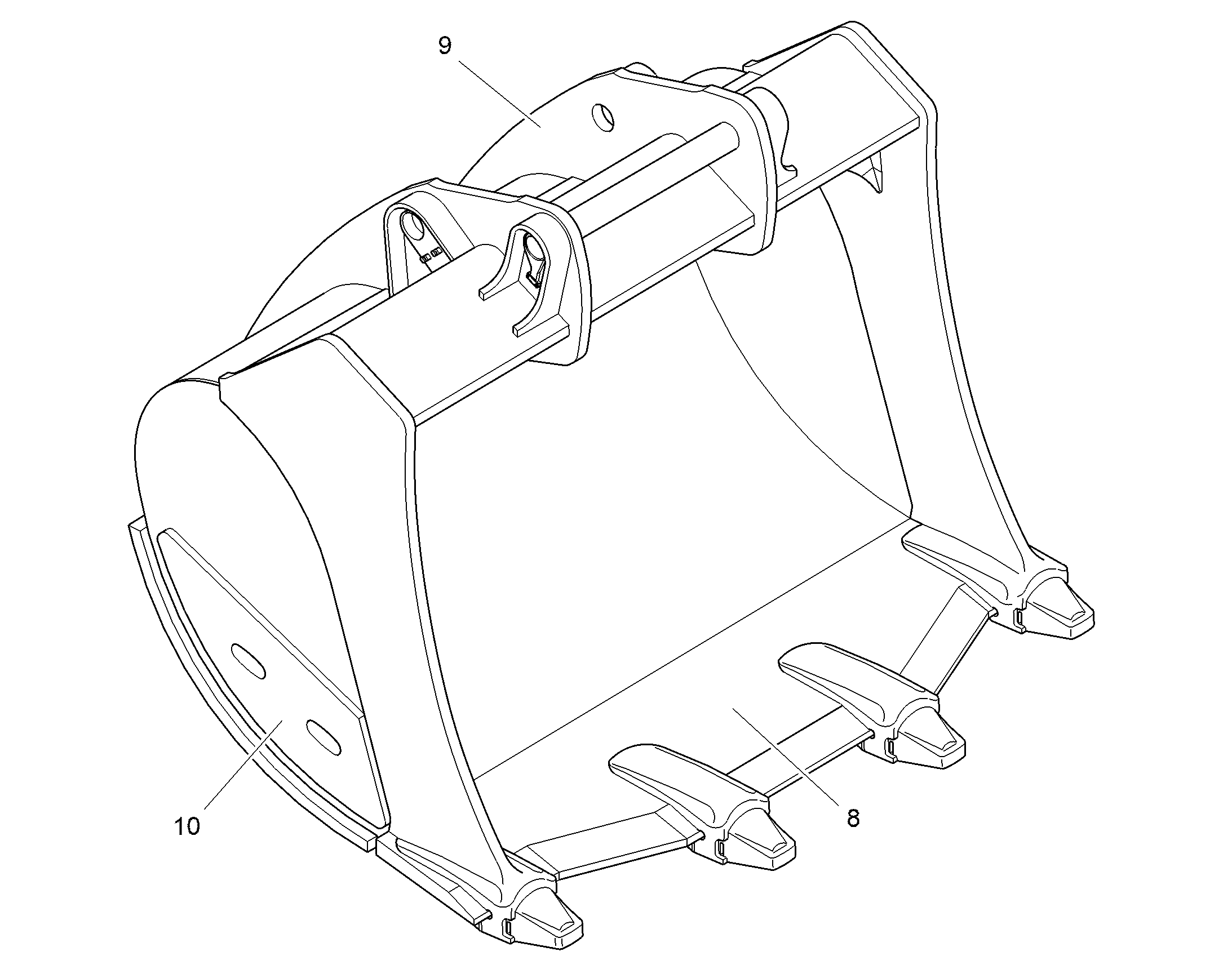 ЗАБРАЛО КОВША 12857846 LIEBHERR