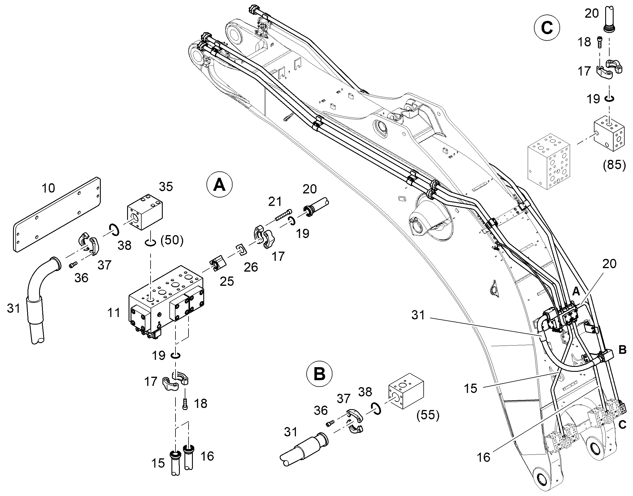 КЛАПАН ХОДОВОЙ 12257803 LIEBHERR