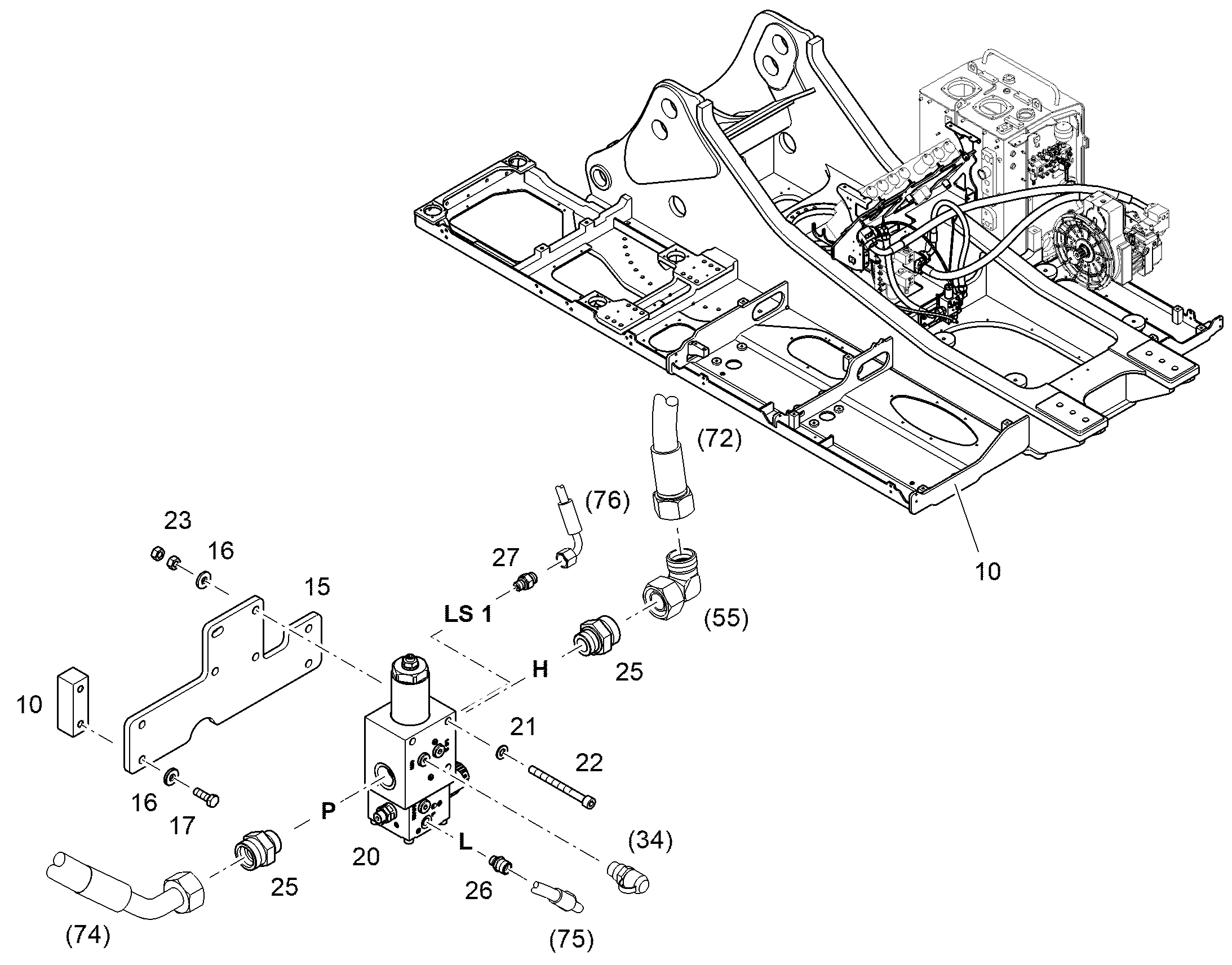ПЕРЕОБОРУД. ПОВОР. ПЛАТФОРМЫ 12415947 LIEBHERR