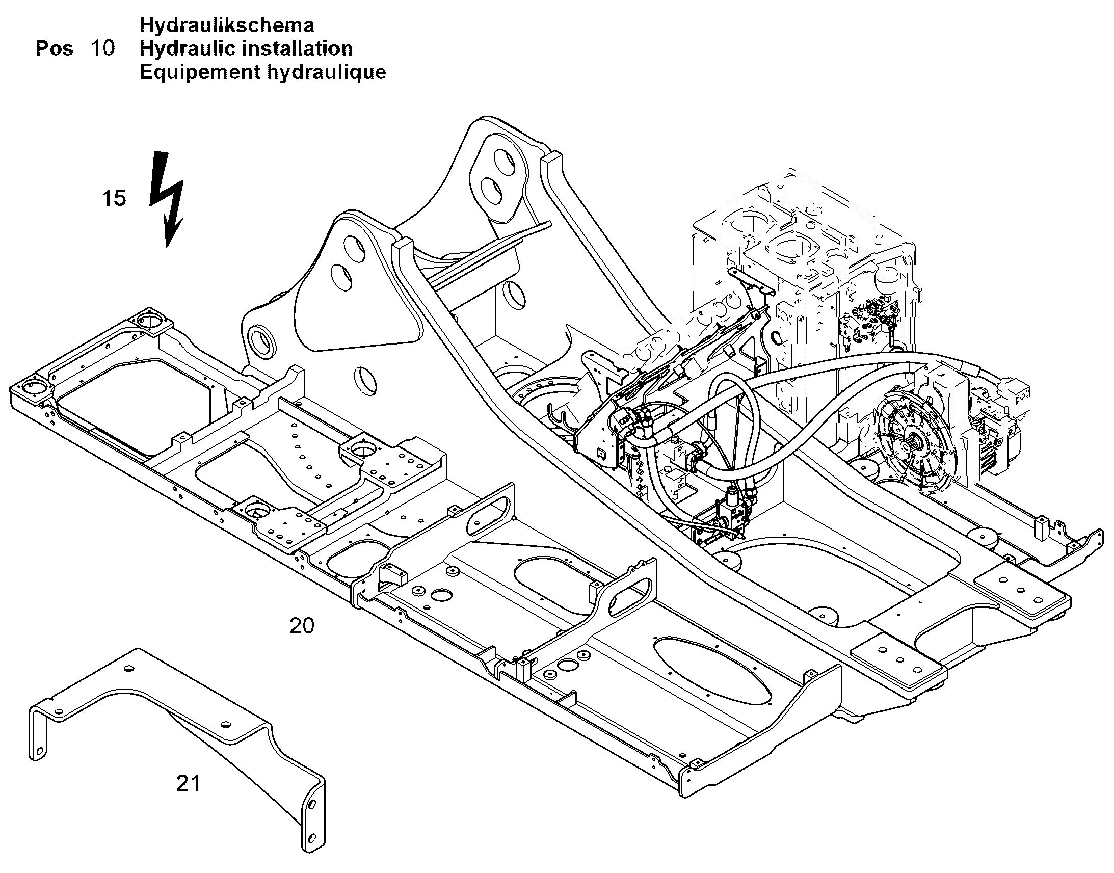 ГИДРАВЛИЧЕСКАЯ СИСТЕМА 12578237 LIEBHERR