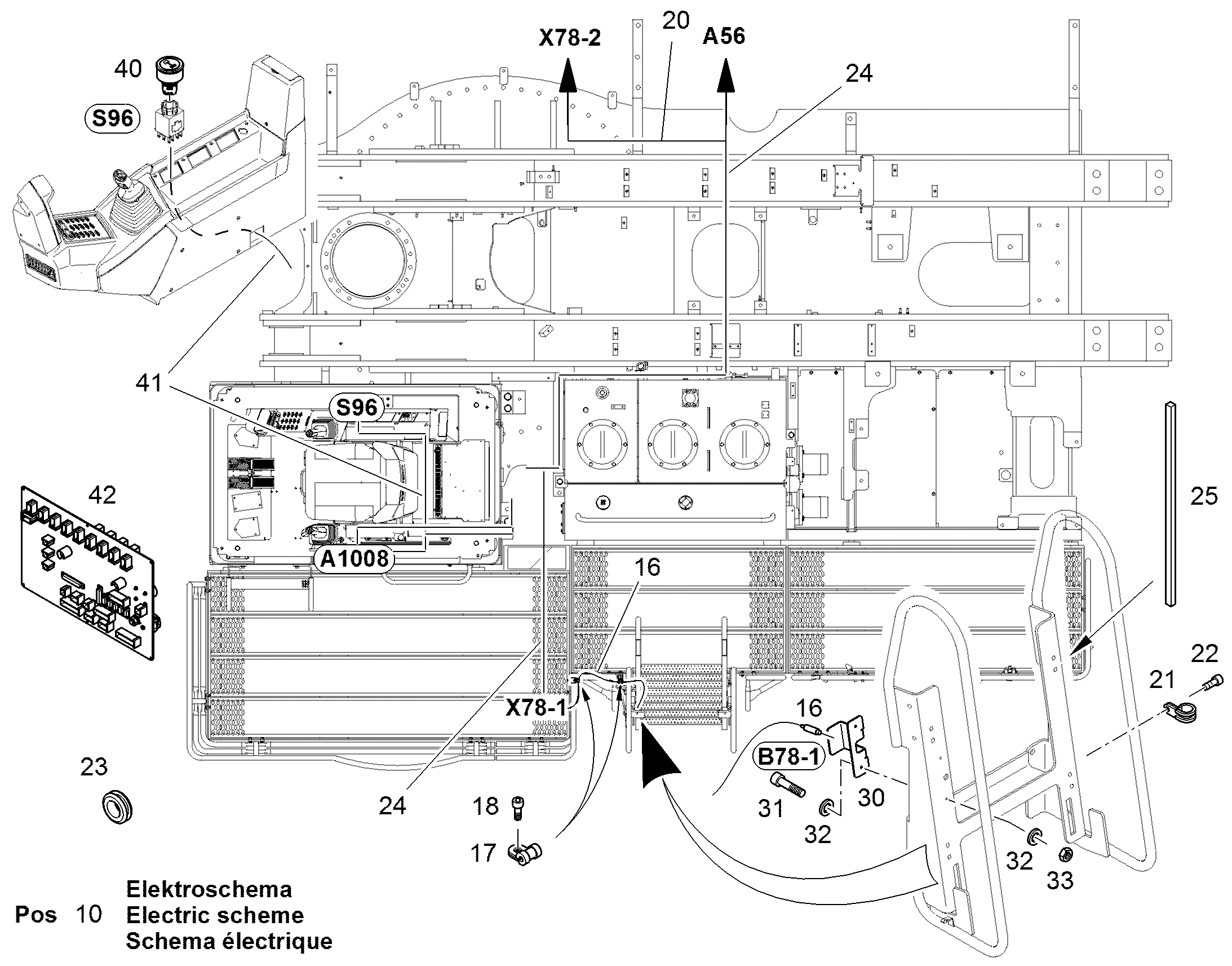 ПЕРЕОБ.НАС.A4V250 НОВ.НА СТАР. 11443065 LIEBHERR