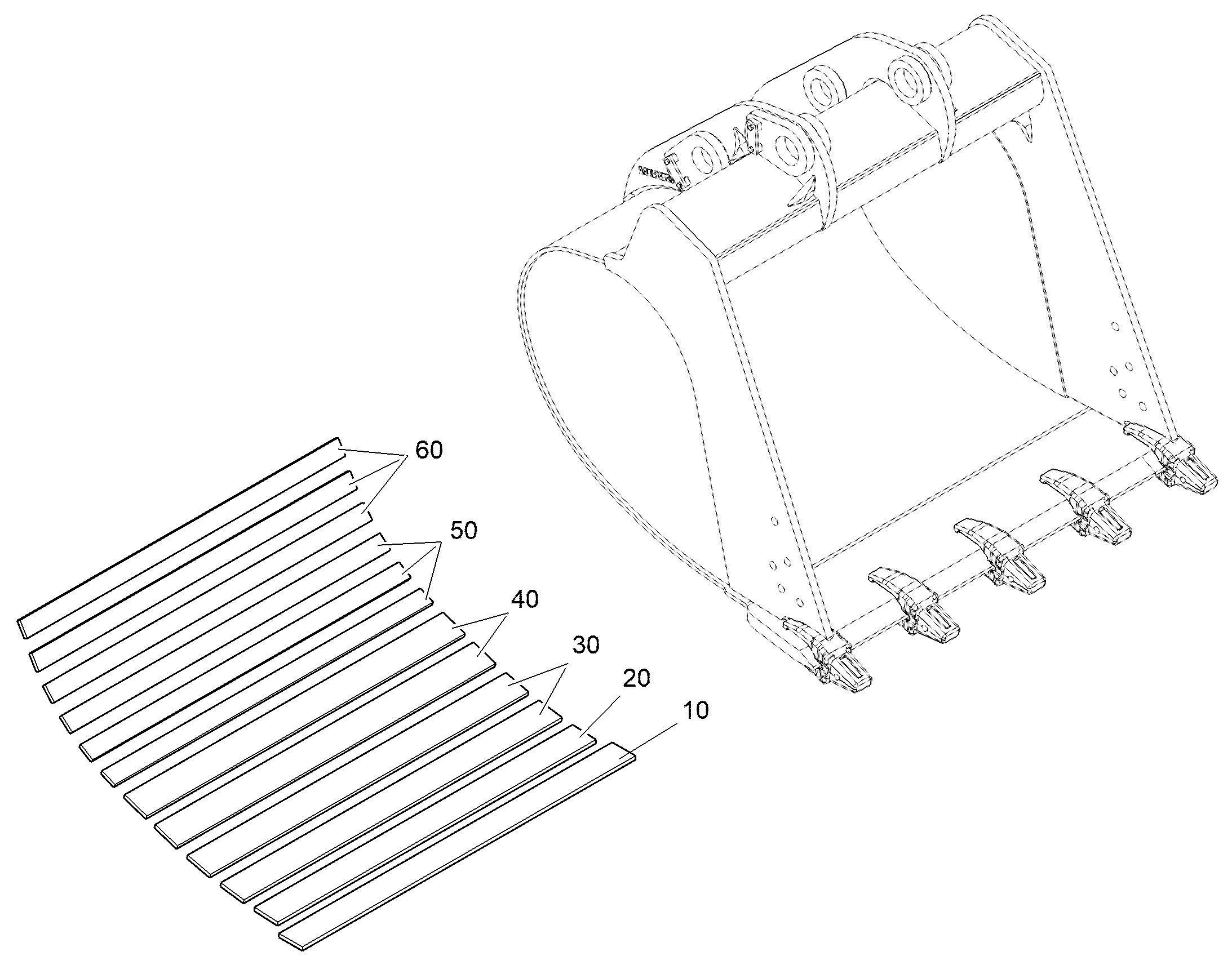 ПЛАСТИНА ИЗНАШИВАЕМАЯ 15X100X1675 12822484 LIEBHERR