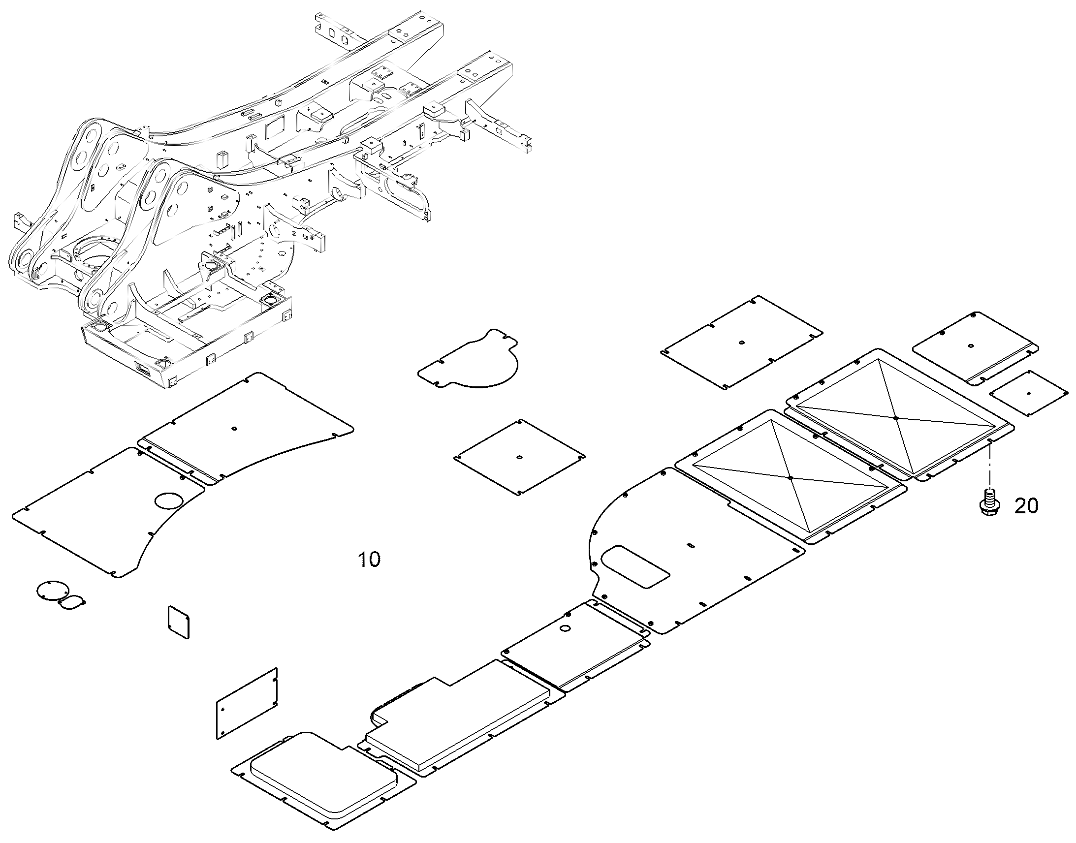 ДЕТАЛИ КРЕПЛЕНИЯ 12879792 LIEBHERR