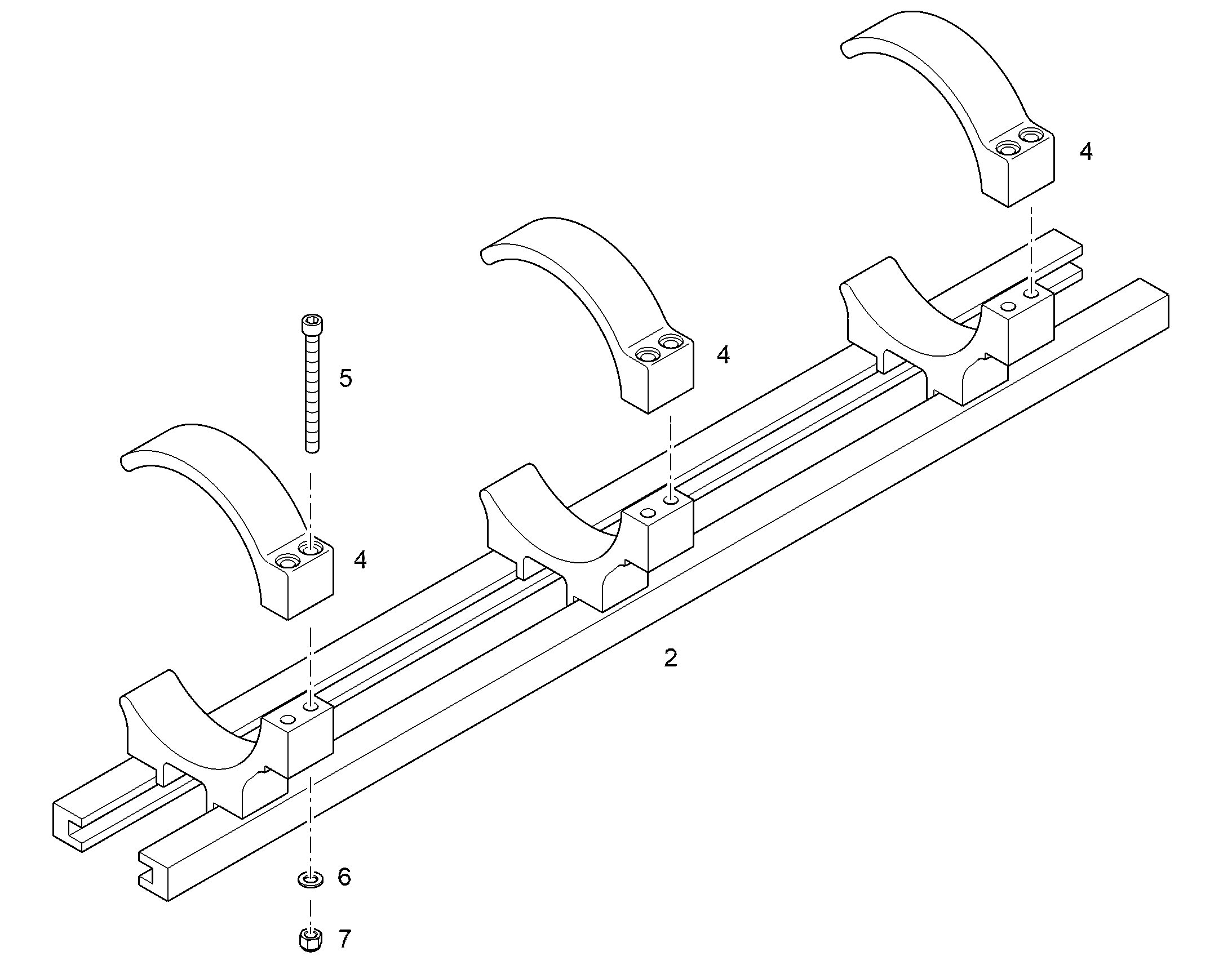 ШИНА СКОЛЬЗЯЩАЯ 12870396 LIEBHERR