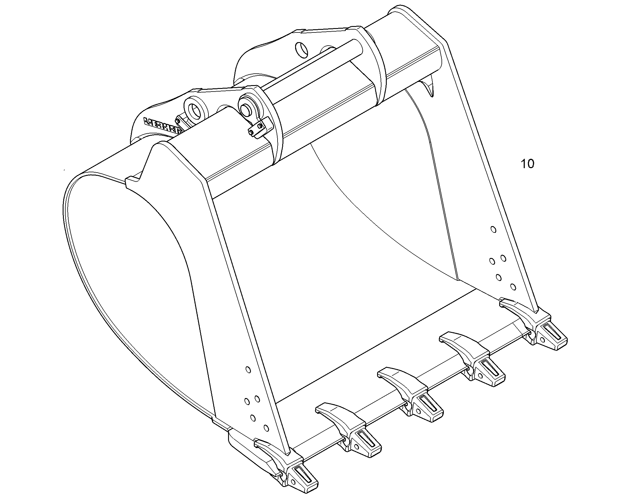 ЛОПАТА ОБРАТНАЯ 1800mm 2,50m³ 12847213 LIEBHERR