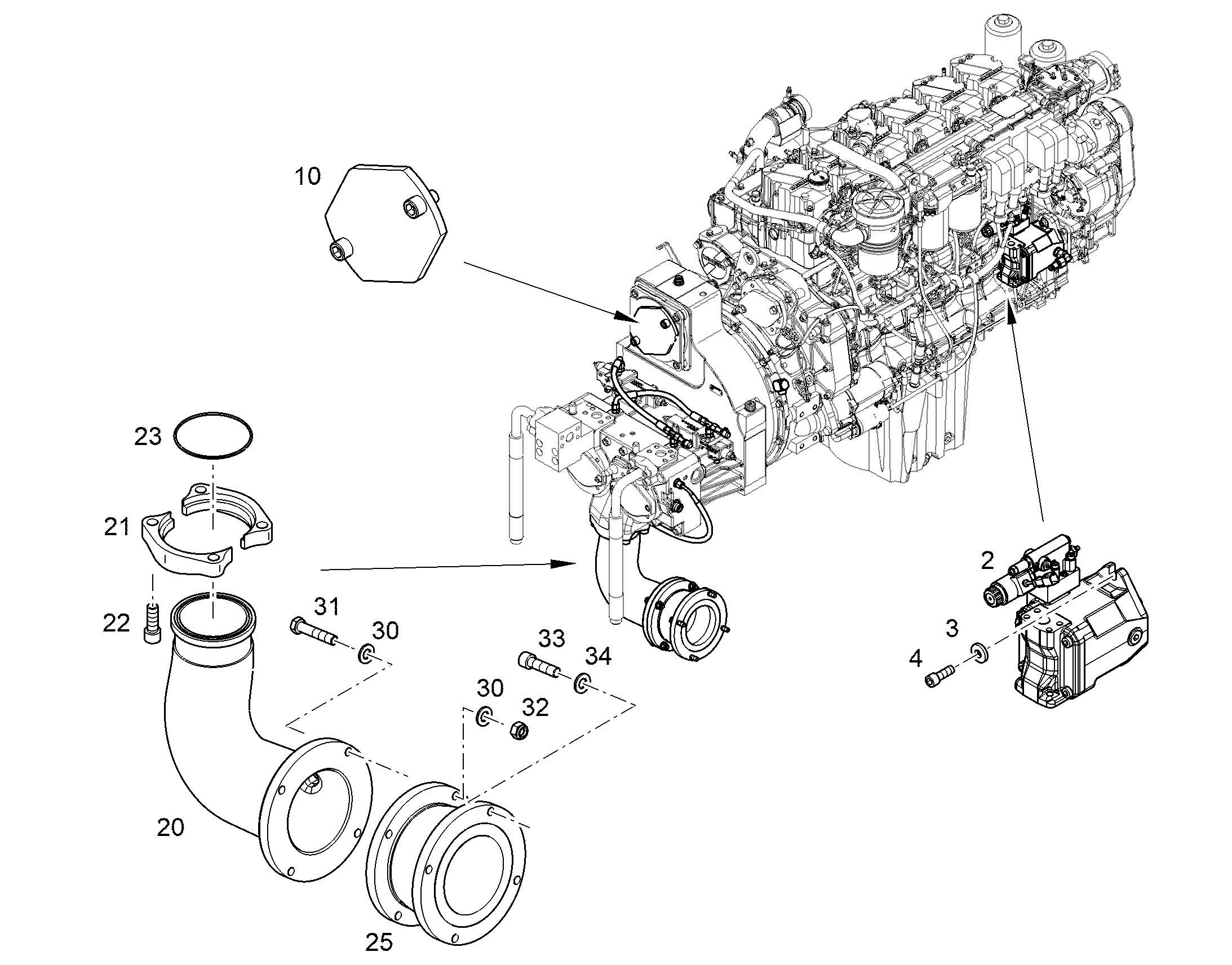 МОНТ.КОМПЛ.Д.УДАРН.ГАЙКОВЕРТА SAE C 11354987 LIEBHERR
