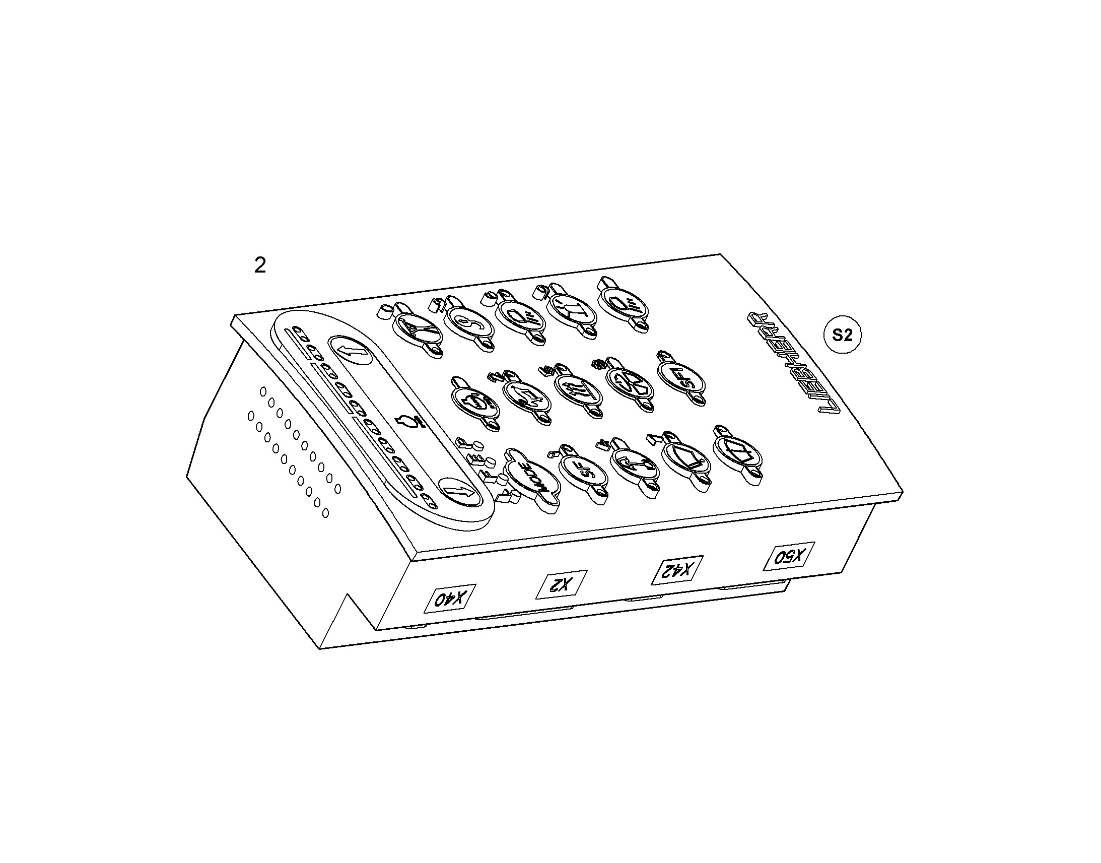 КЛАВИАТУРА УПРАВЛЕНИЯ 10689549 LIEBHERR