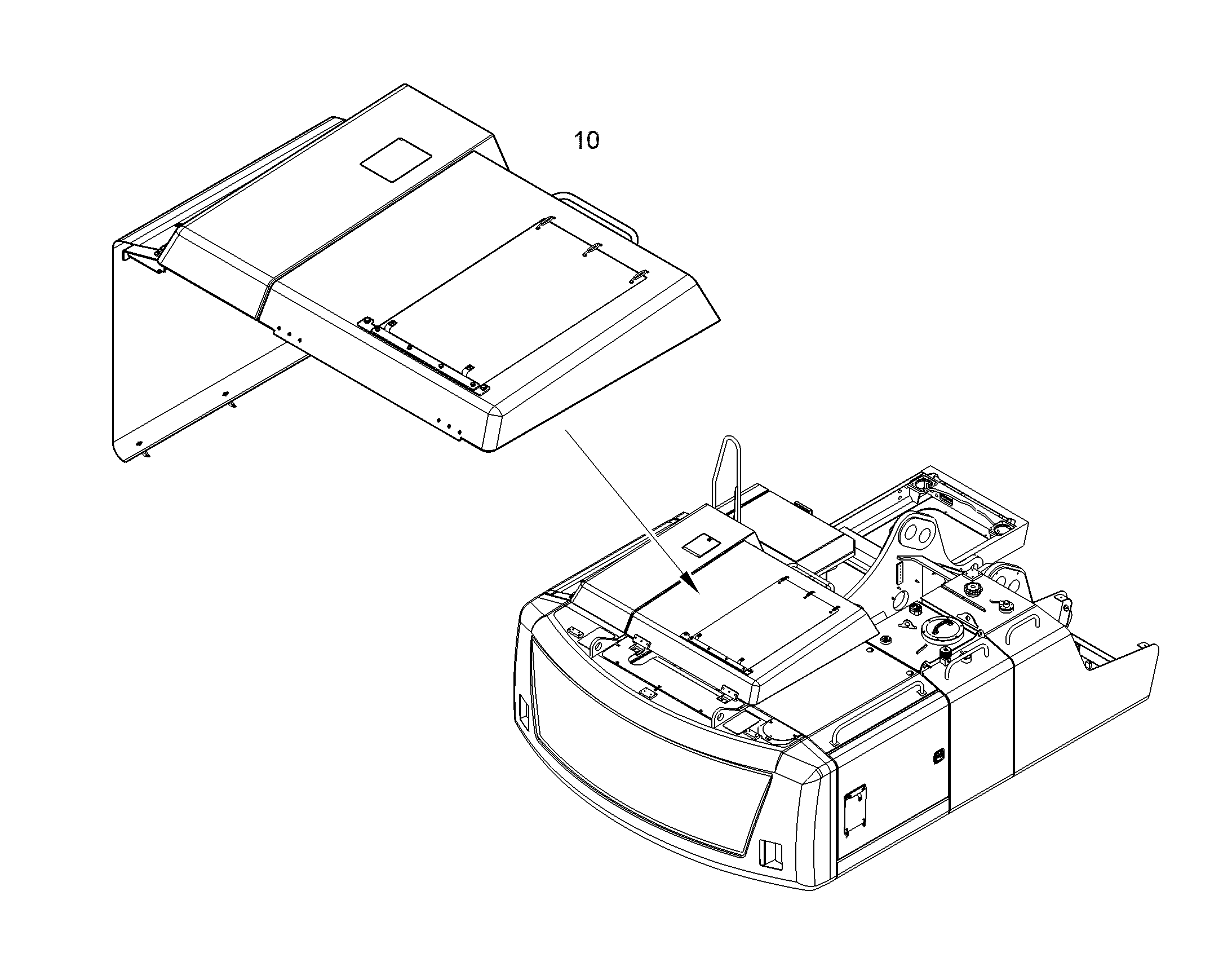 ЗАЩИТНЫЙ БРЕЗЕНТ 10856664 LIEBHERR