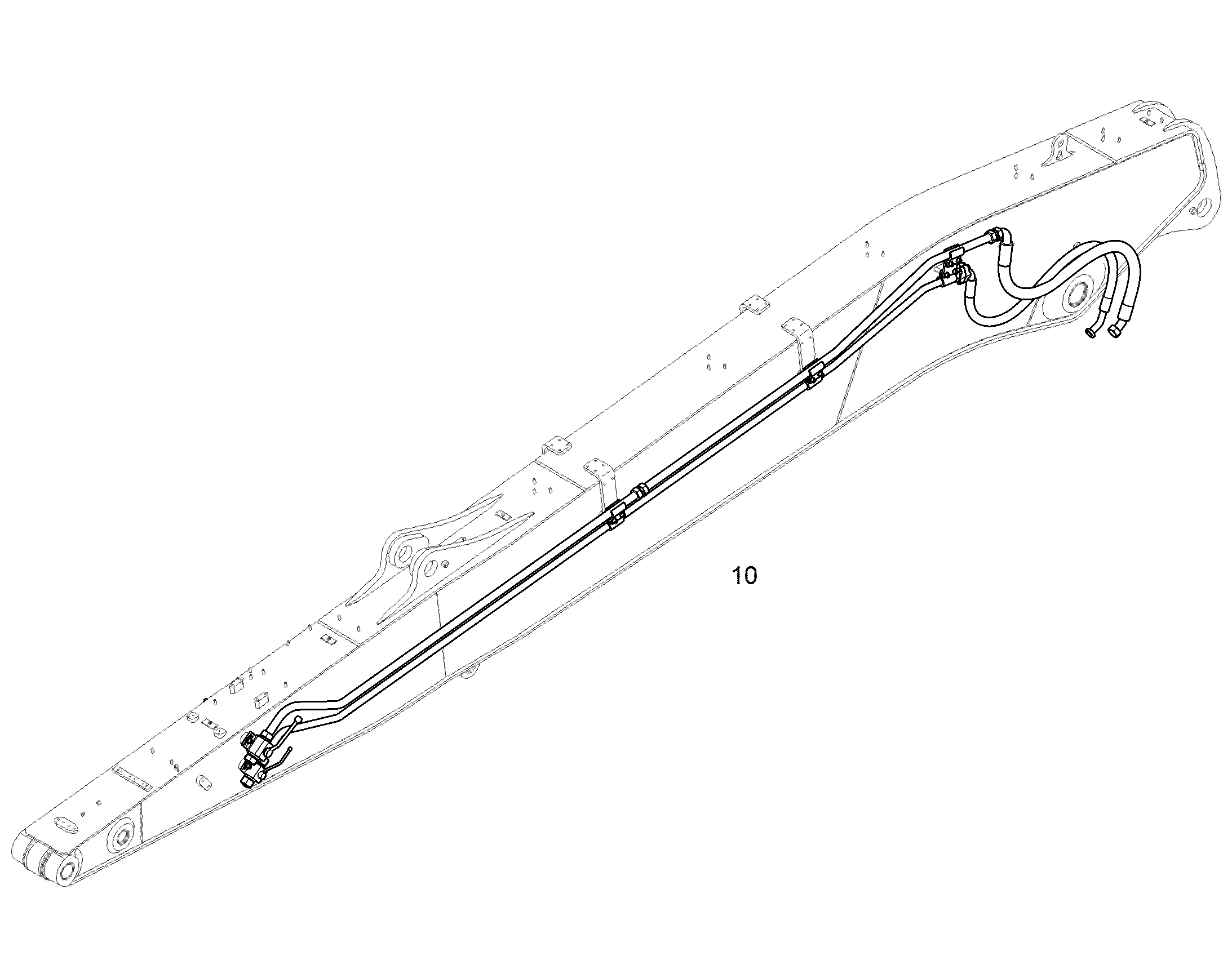 ПРОВОДКА МОНТАЖ AHS 10855655 LIEBHERR