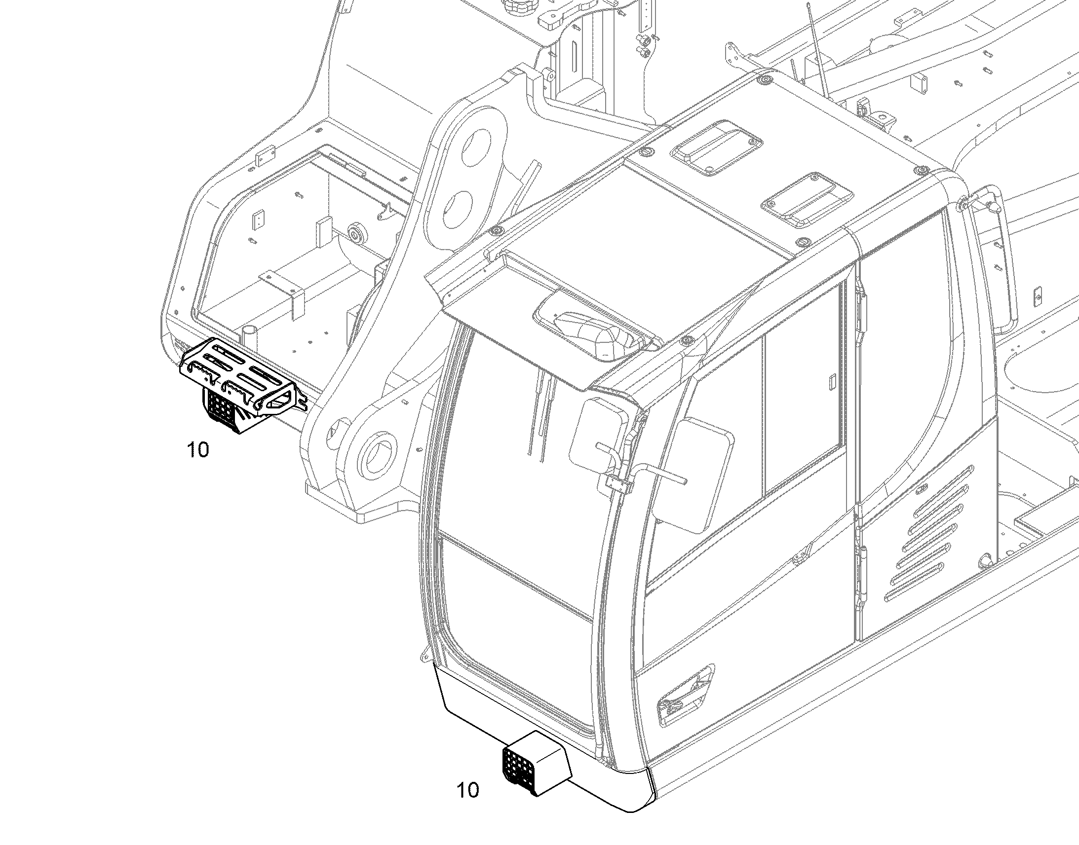 ПРОЖЕКТОР ДОПОЛНИТЕЛЬНЫЙ 10857588 LIEBHERR